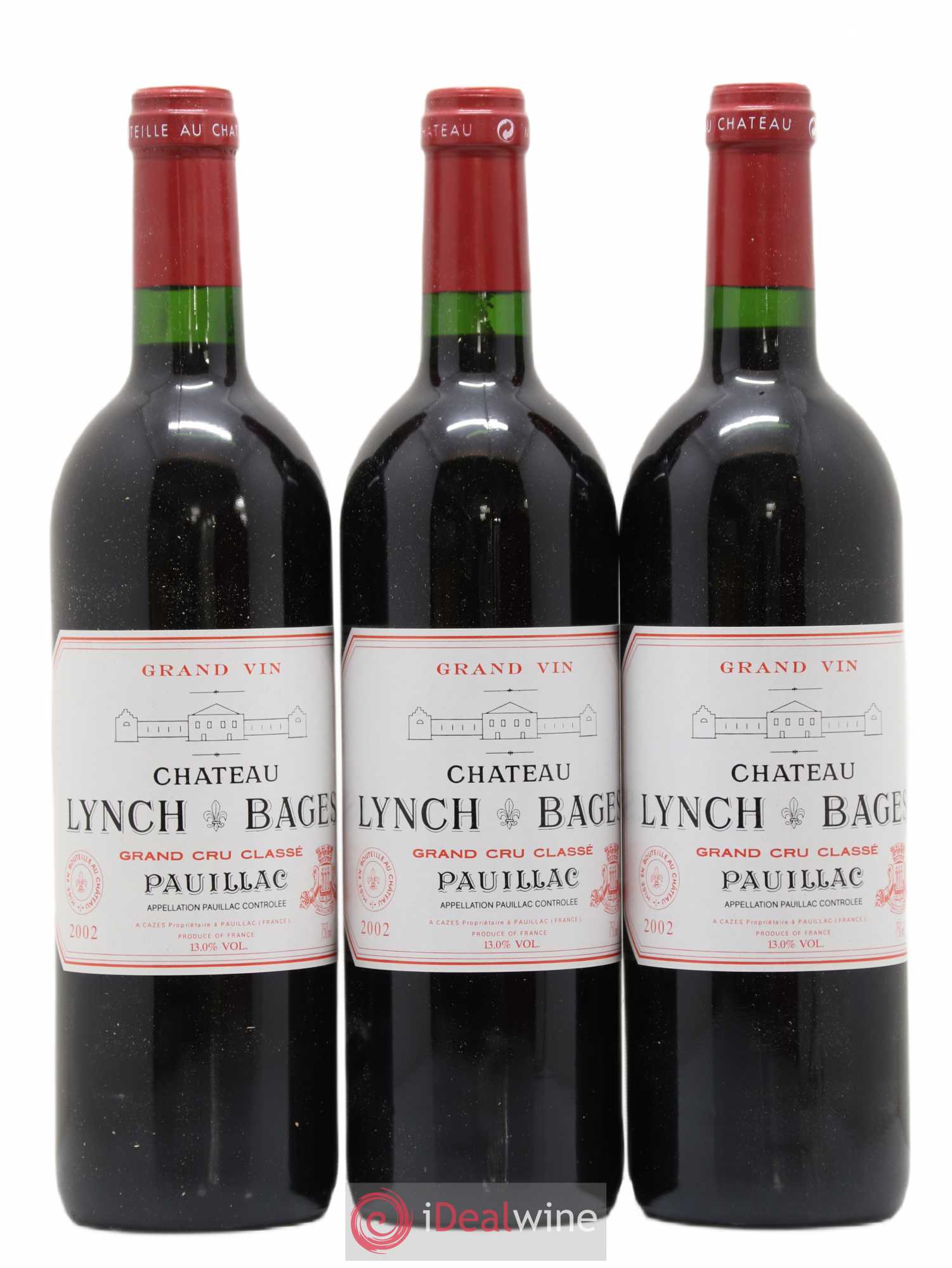 Château Lynch Bages 5ème Grand Cru Classé 2002 - Lot de 12 bouteilles - 3