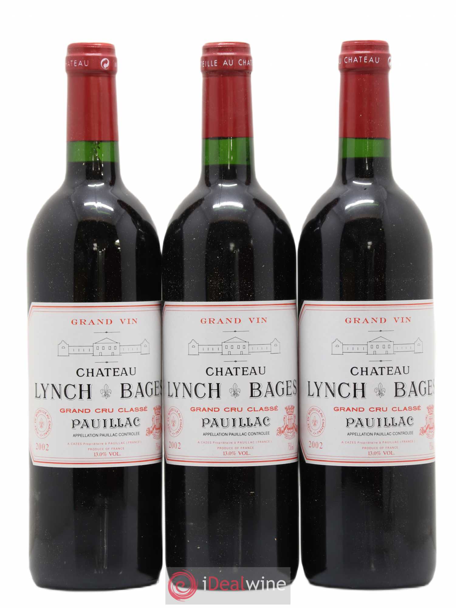 Château Lynch Bages 5ème Grand Cru Classé 2002 - Lot de 12 bouteilles - 4