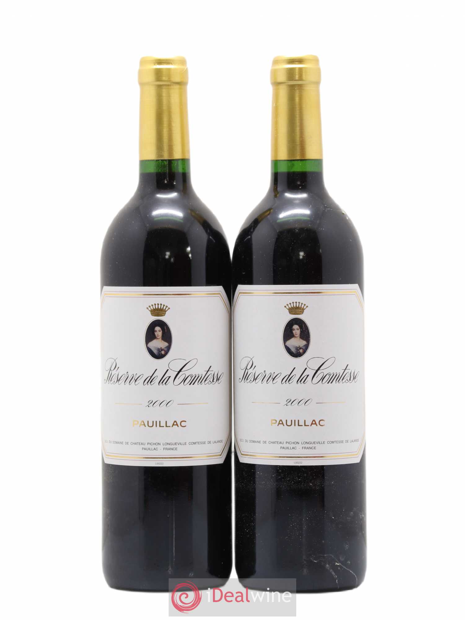 Réserve de la Comtesse Second Vin 2000 - Lot de 2 bouteilles - 0