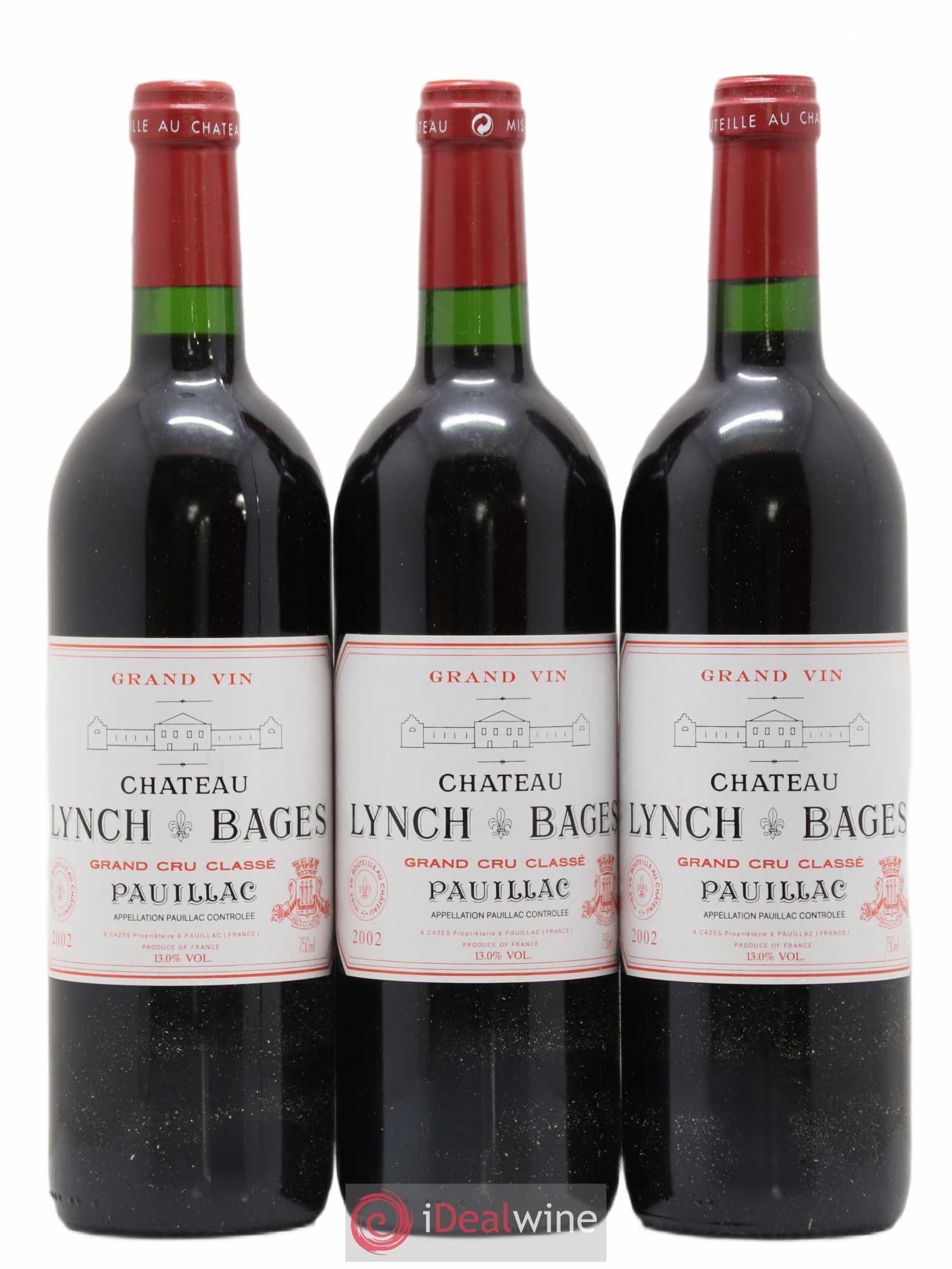 Château Lynch Bages 5ème Grand Cru Classé 2002 - Lot de 12 bouteilles - 3