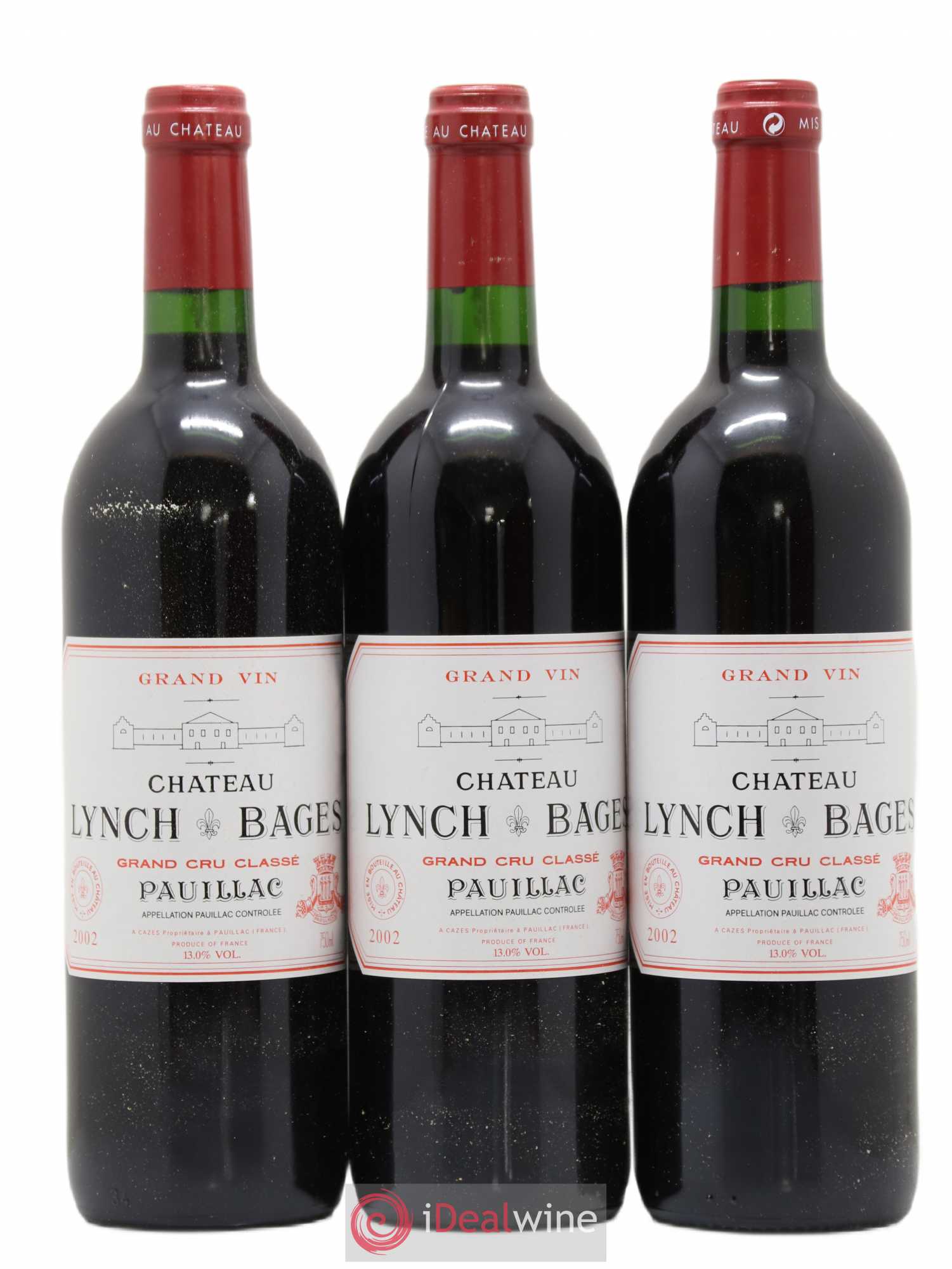 Château Lynch Bages 5ème Grand Cru Classé 2002 - Lot de 12 bouteilles - 4