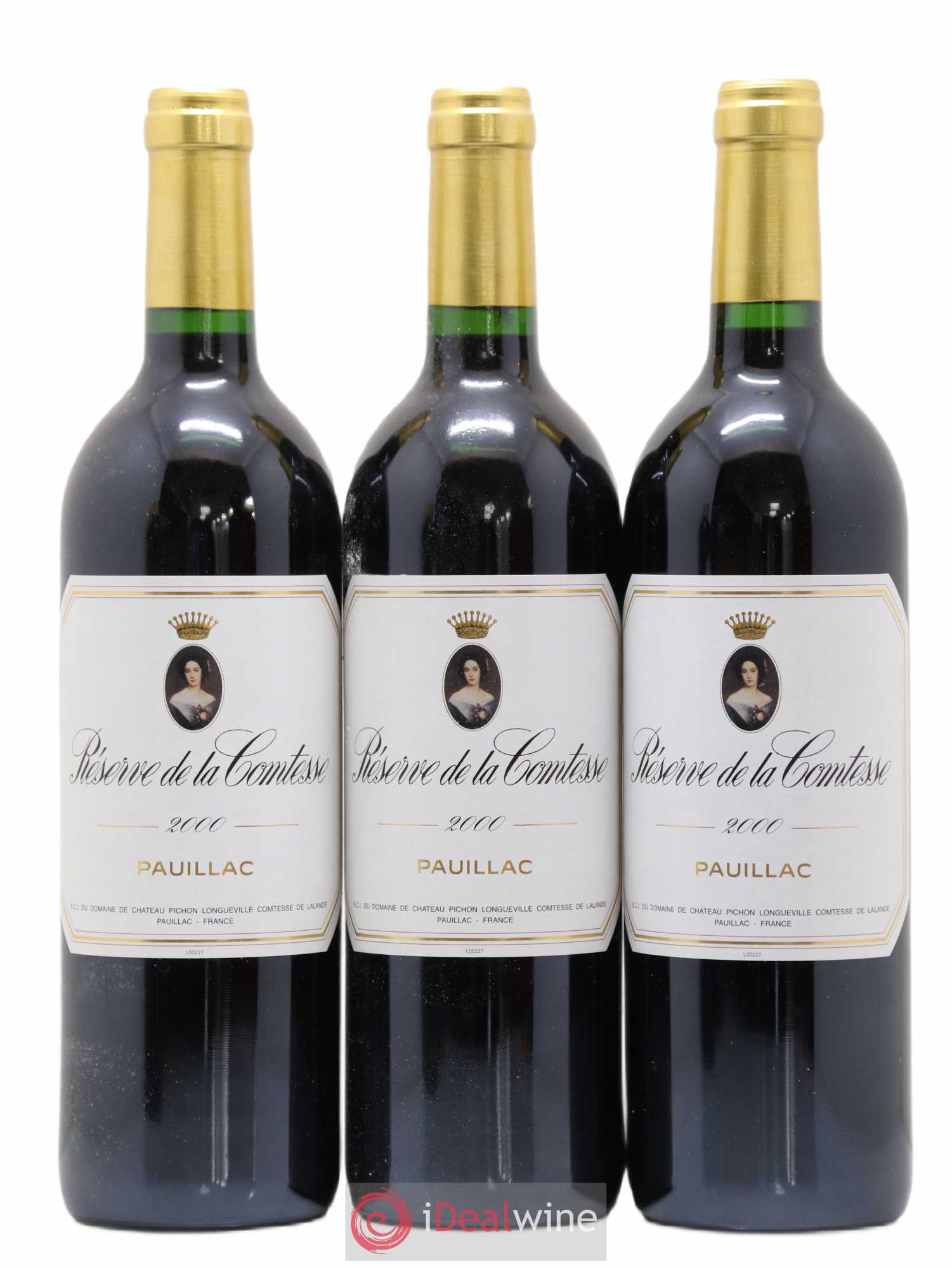 Réserve de la Comtesse Second Vin 2000 - Lot de 12 bouteilles - 3