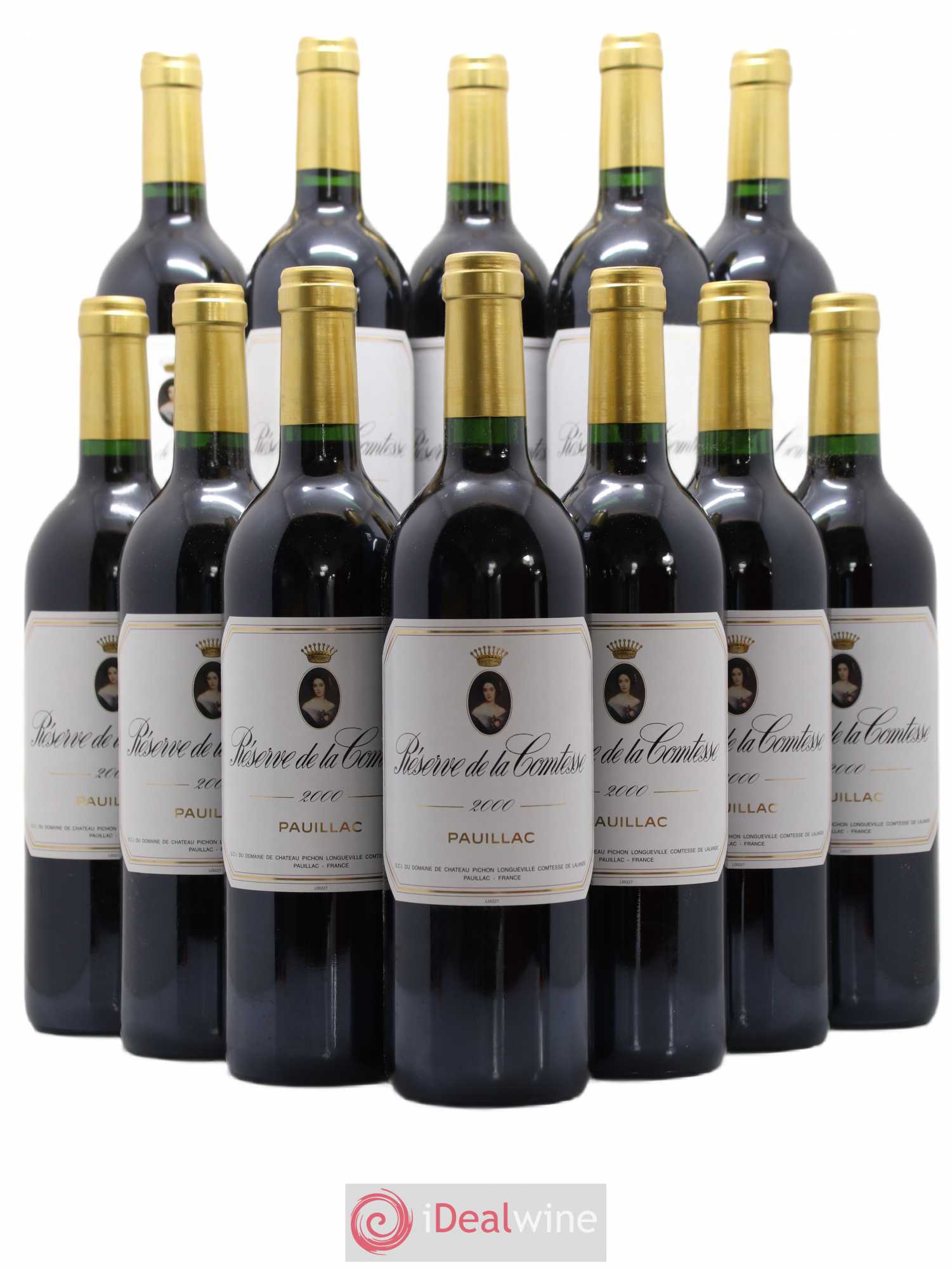 Réserve de la Comtesse Second Vin 2000 - Lot de 12 bouteilles - 0