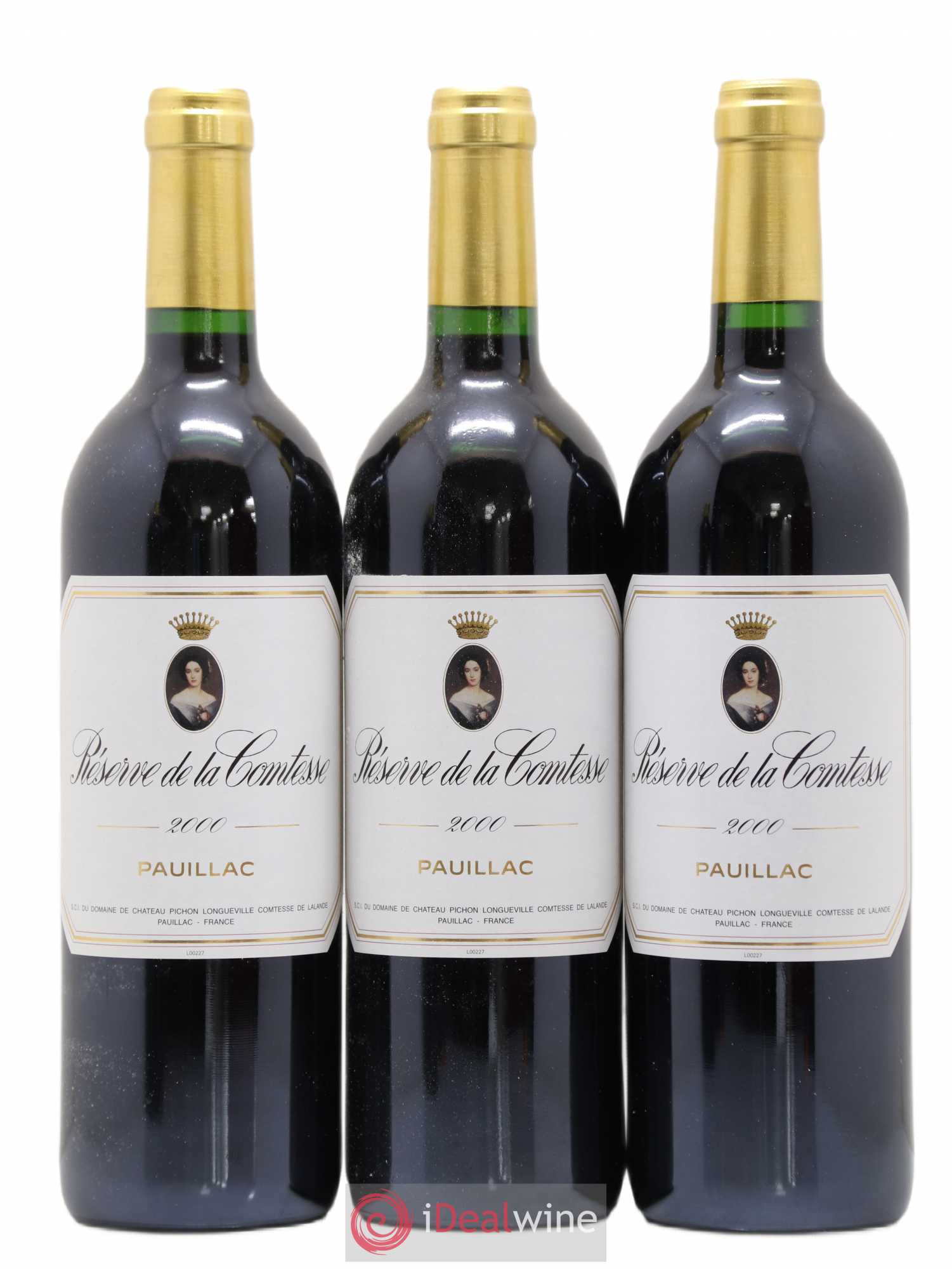 Réserve de la Comtesse Second Vin 2000 - Lot de 12 bouteilles - 2