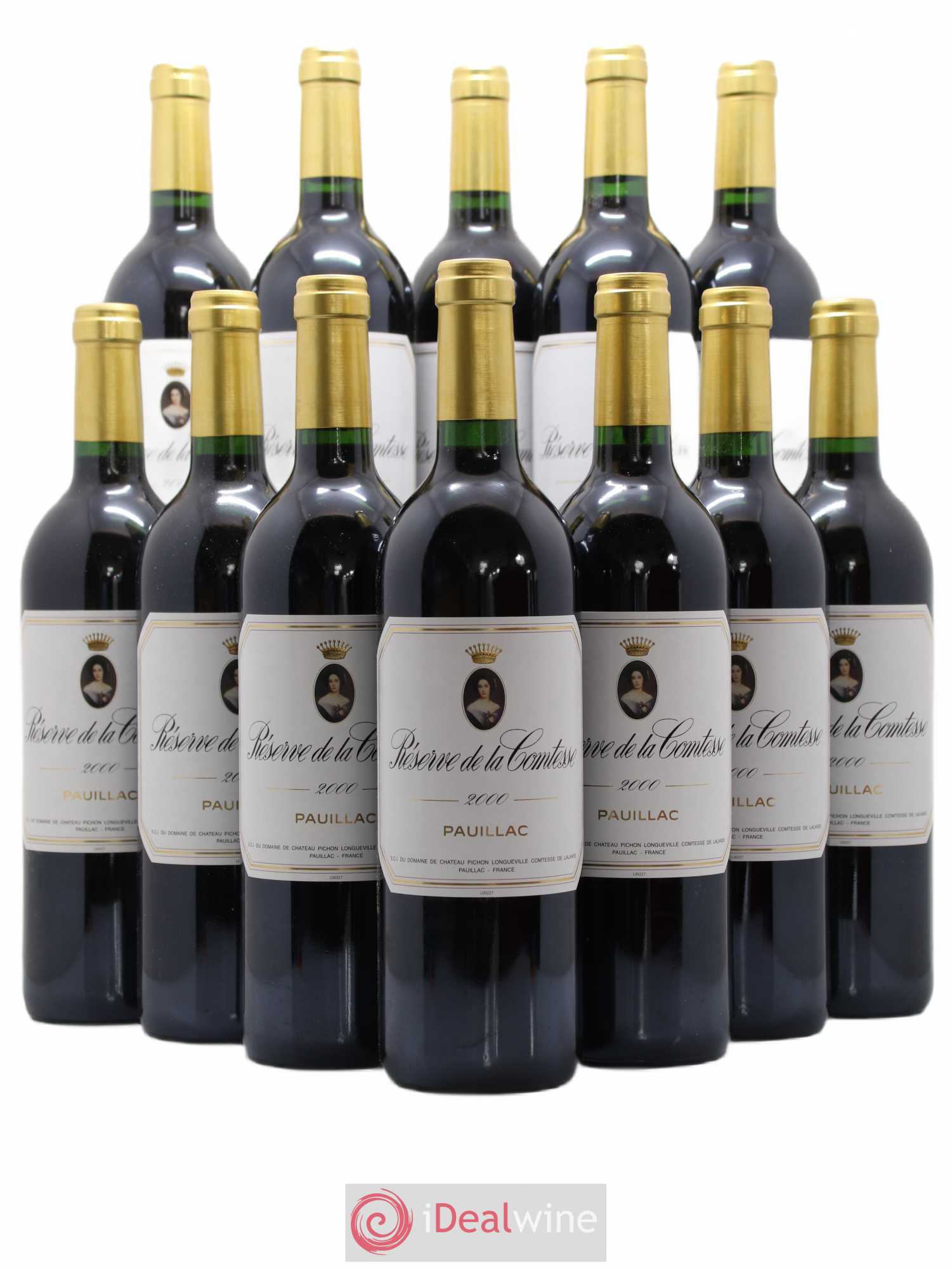 Réserve de la Comtesse Second Vin 2000 - Lot de 12 bouteilles - 0