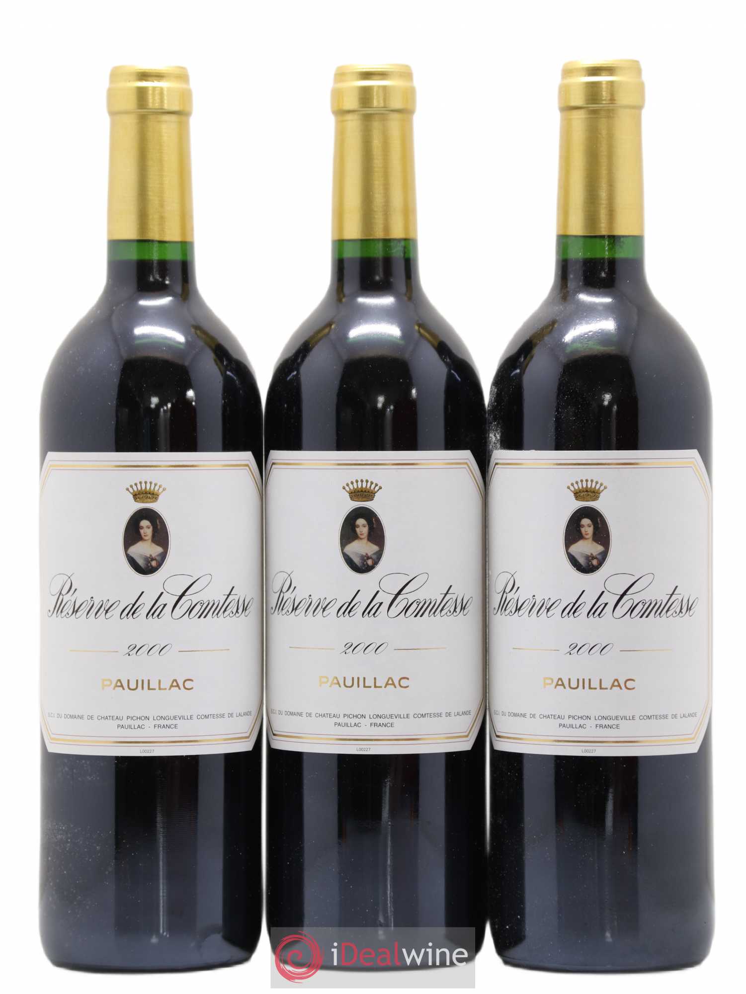Réserve de la Comtesse Second Vin 2000 - Lot de 12 bouteilles - 1