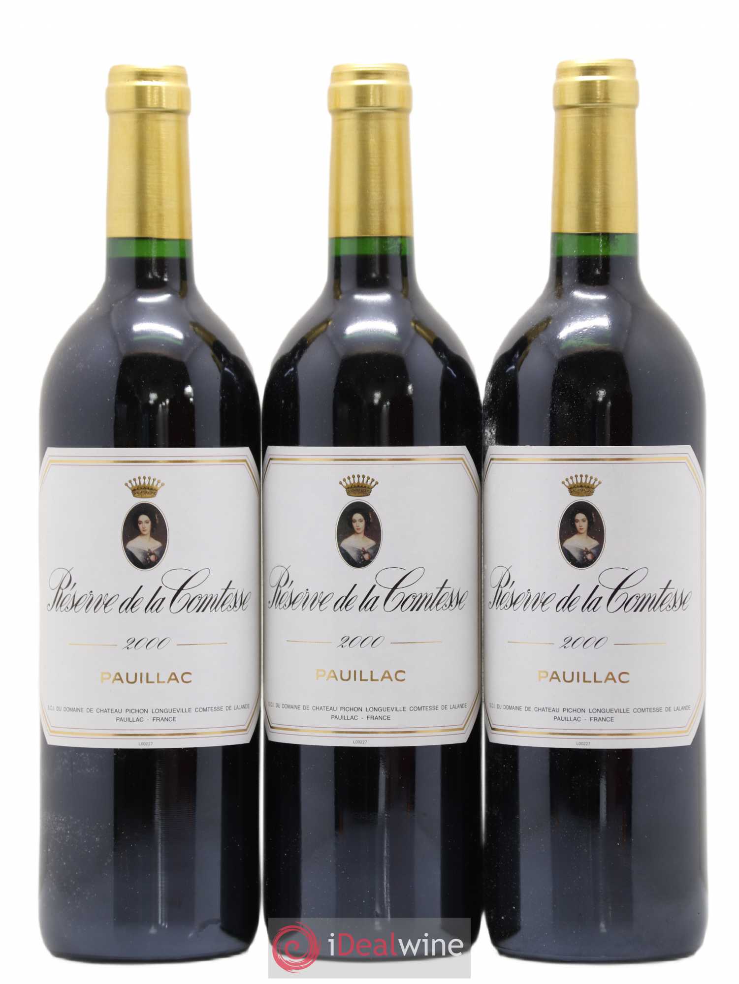 Réserve de la Comtesse Second Vin 2000 - Lot de 12 bouteilles - 2