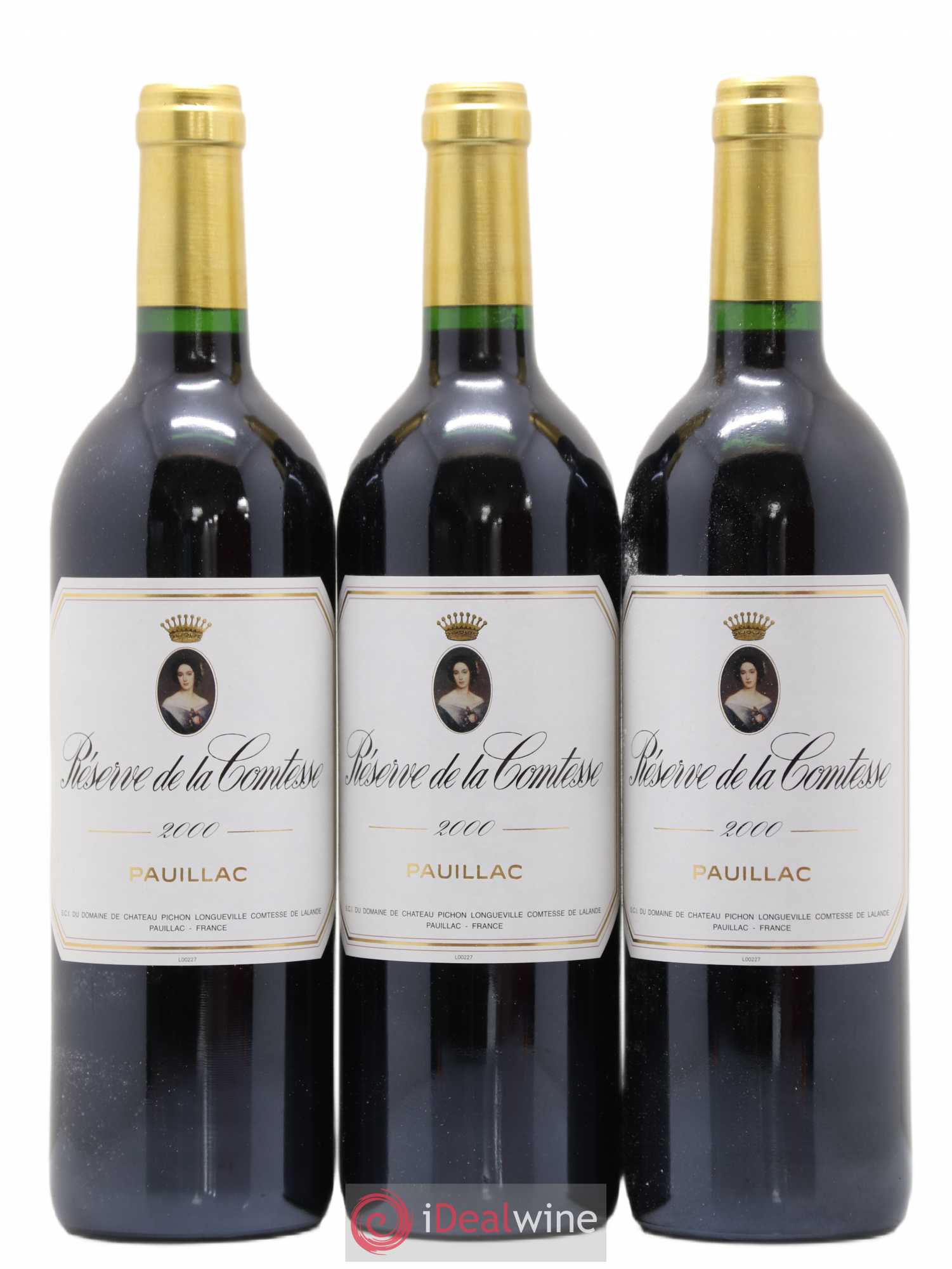 Réserve de la Comtesse Second Vin 2000 - Lot de 12 bouteilles - 3