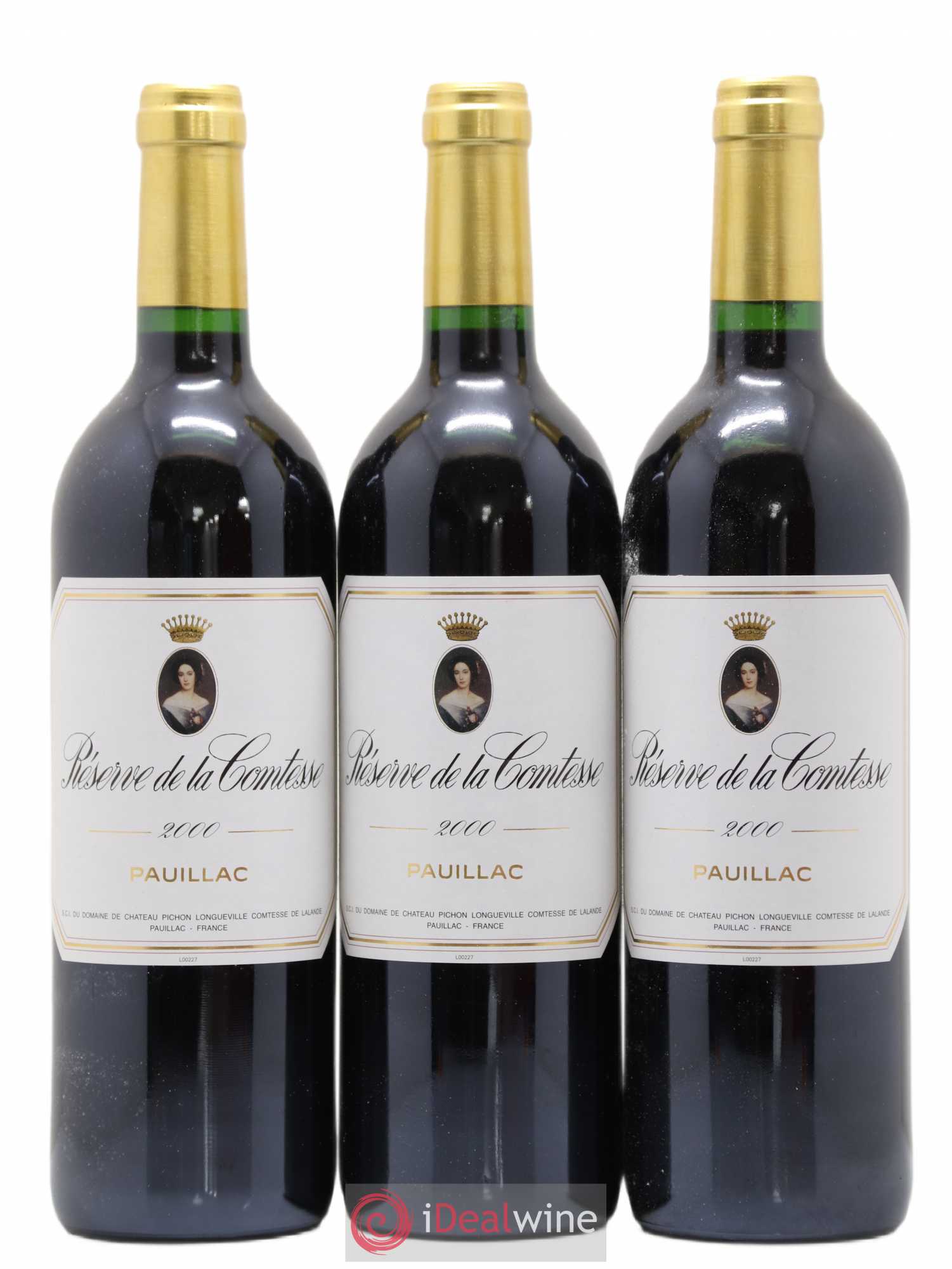 Réserve de la Comtesse Second Vin 2000 - Lot de 12 bouteilles - 4