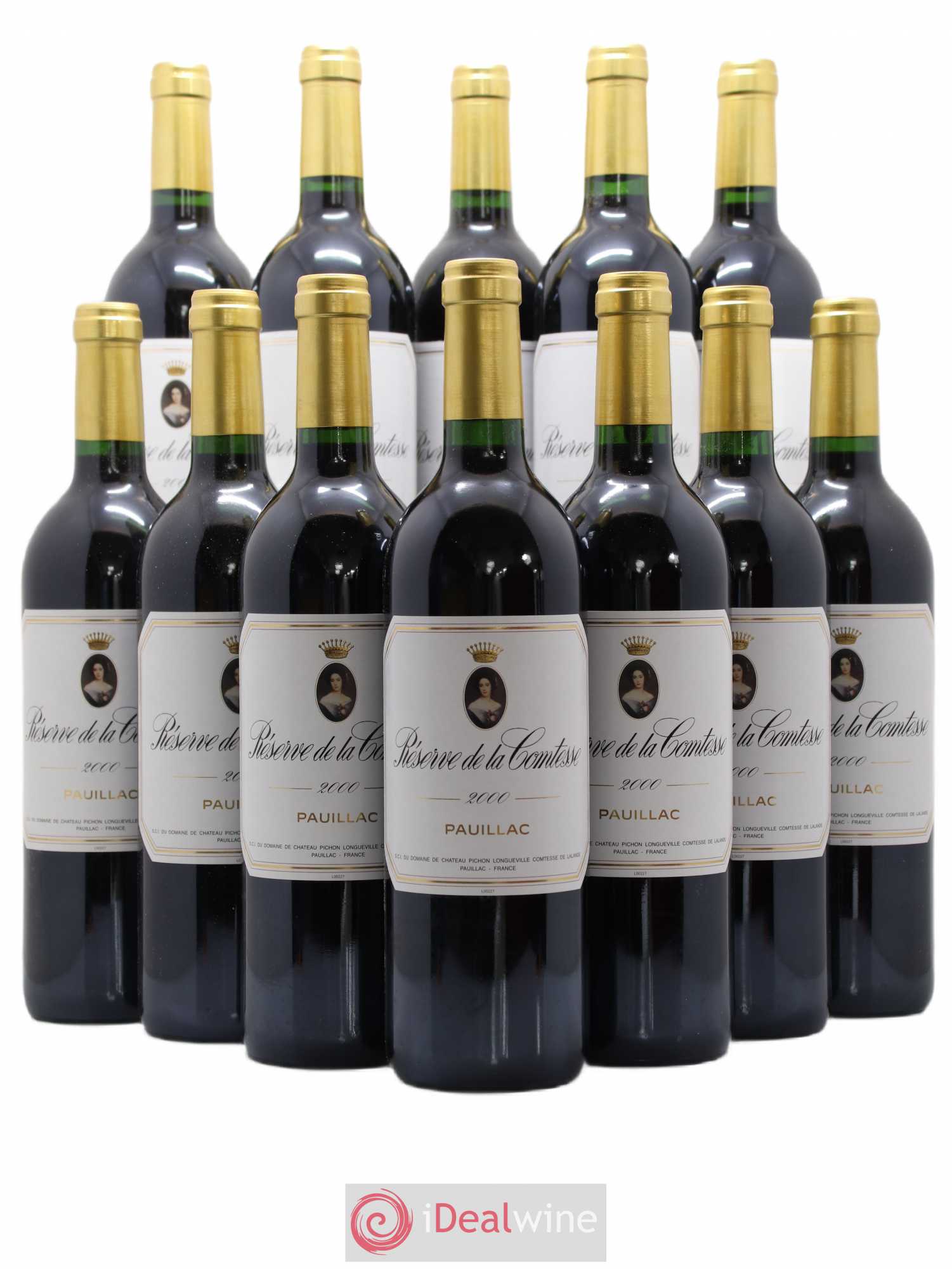 Réserve de la Comtesse Second Vin 2000 - Lot de 12 bouteilles - 0