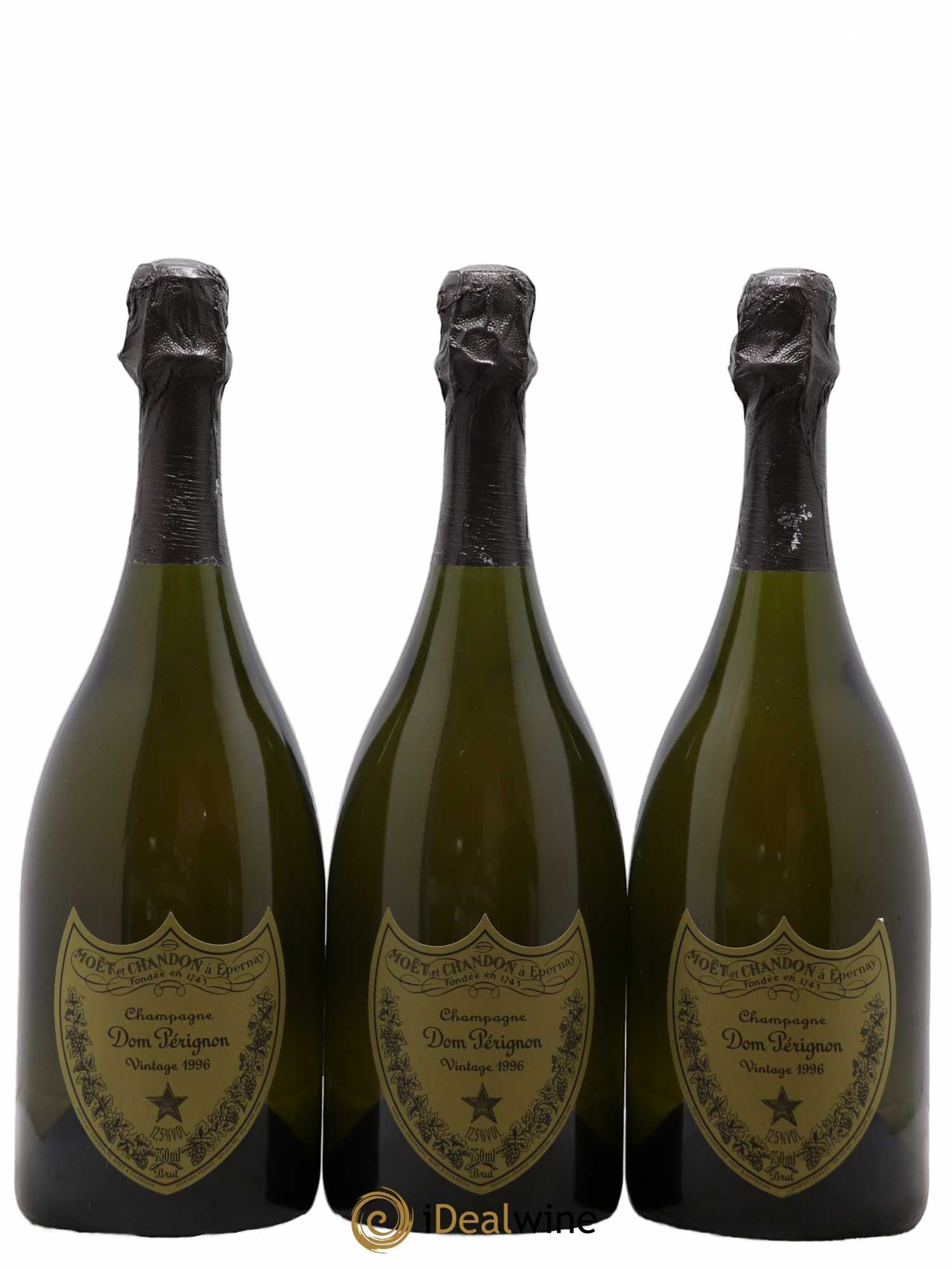 Brut Dom Pérignon 1996 - Lot de 3 bouteilles - 0