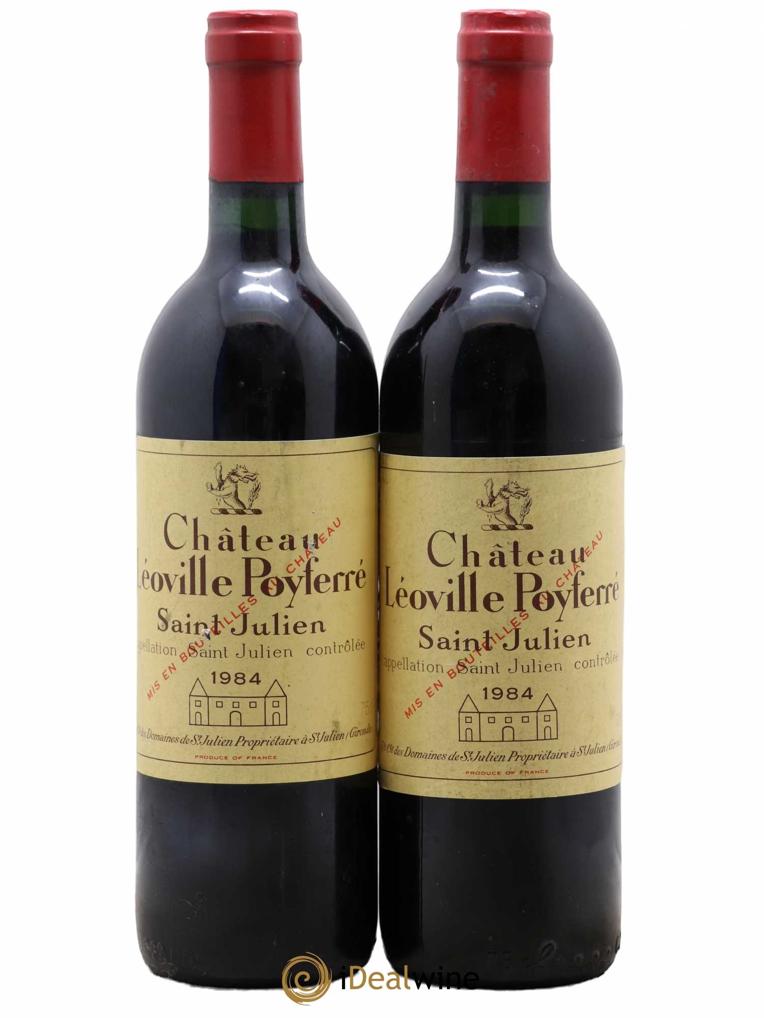 Château Léoville Poyferré 2ème Grand Cru Classé 1984 - Lot de 2 bouteilles - 0