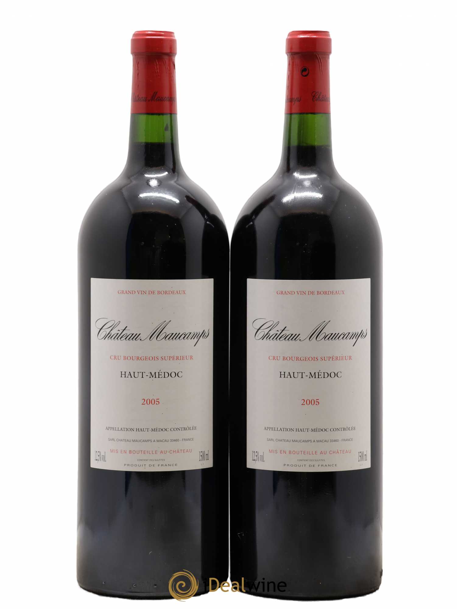 Château Maucamps Cru Bourgeois 2005 - Lot de 2 magnums - 0
