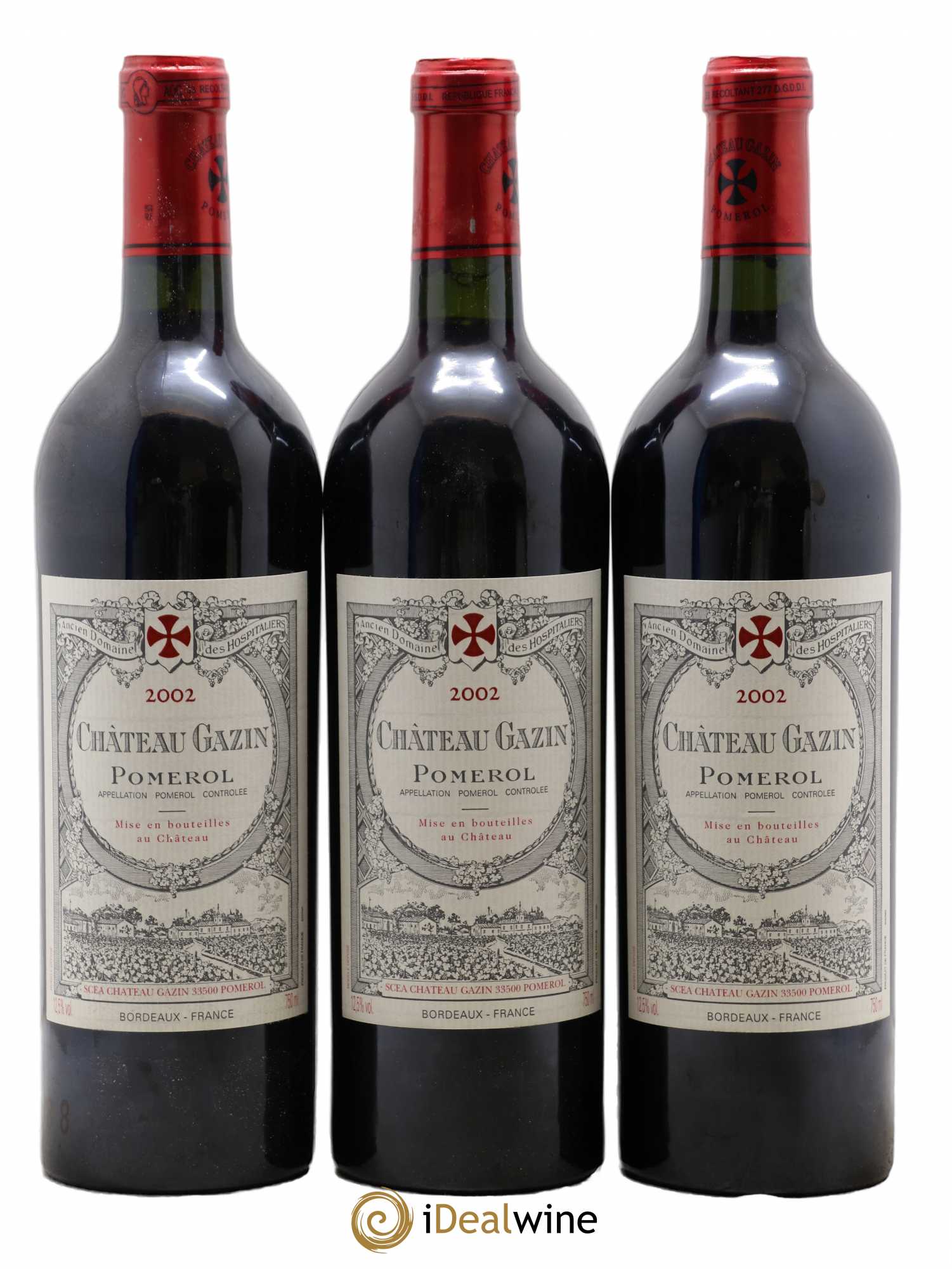 Château Gazin 2002 - Lot de 6 bouteilles - 2