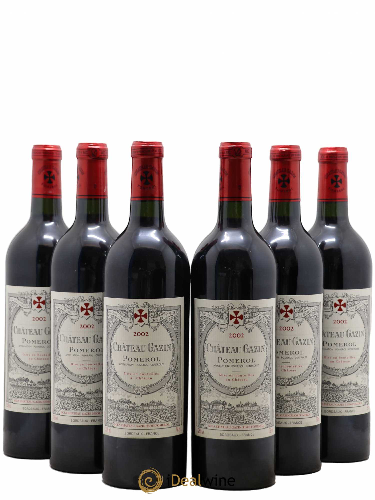 Château Gazin 2002 - Lot de 6 bouteilles - 0