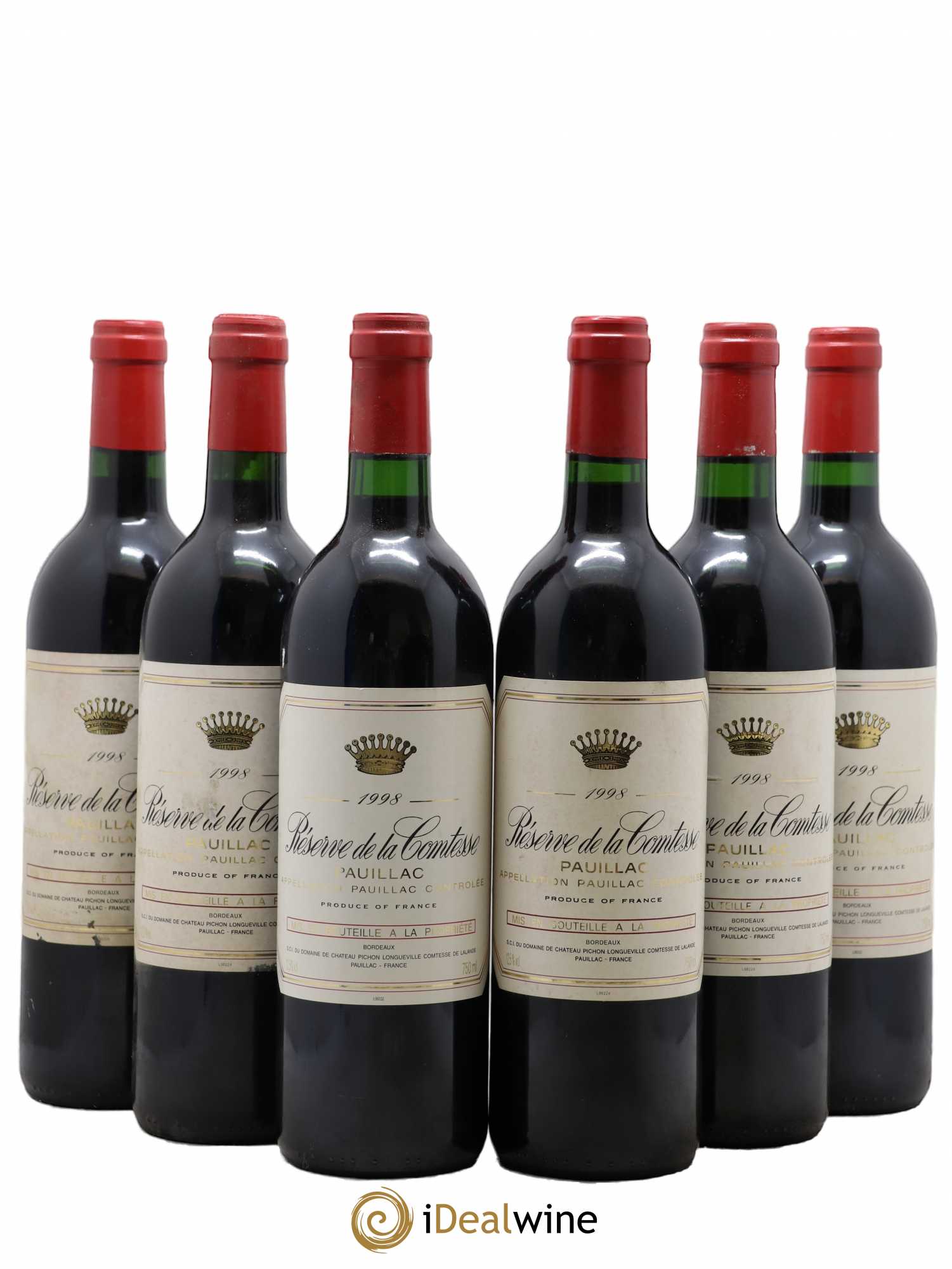 Réserve de la Comtesse Second Vin 1998 - Lot de 6 bouteilles - 0