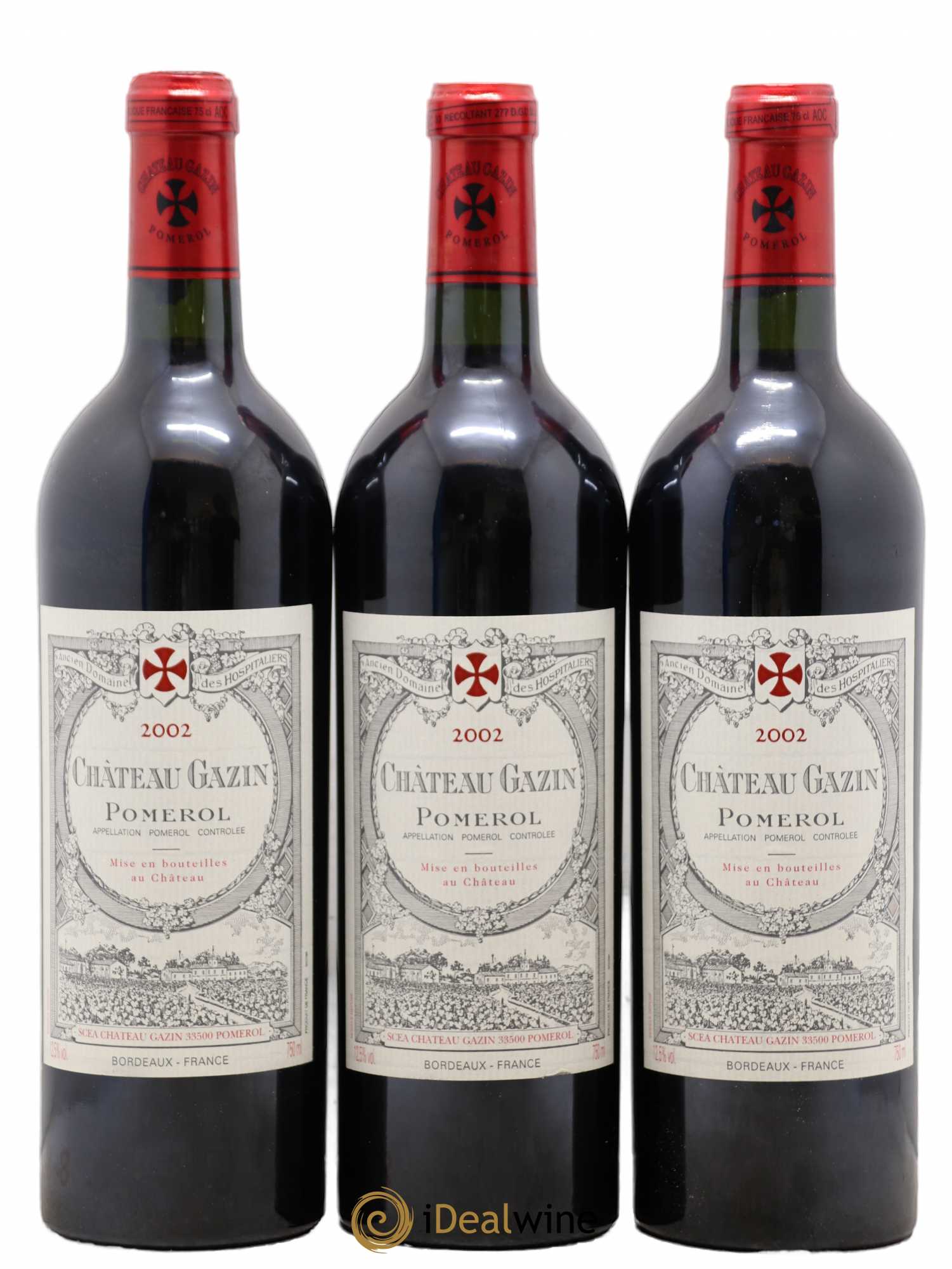 Château Gazin 2002 - Lot de 6 bouteilles - 2