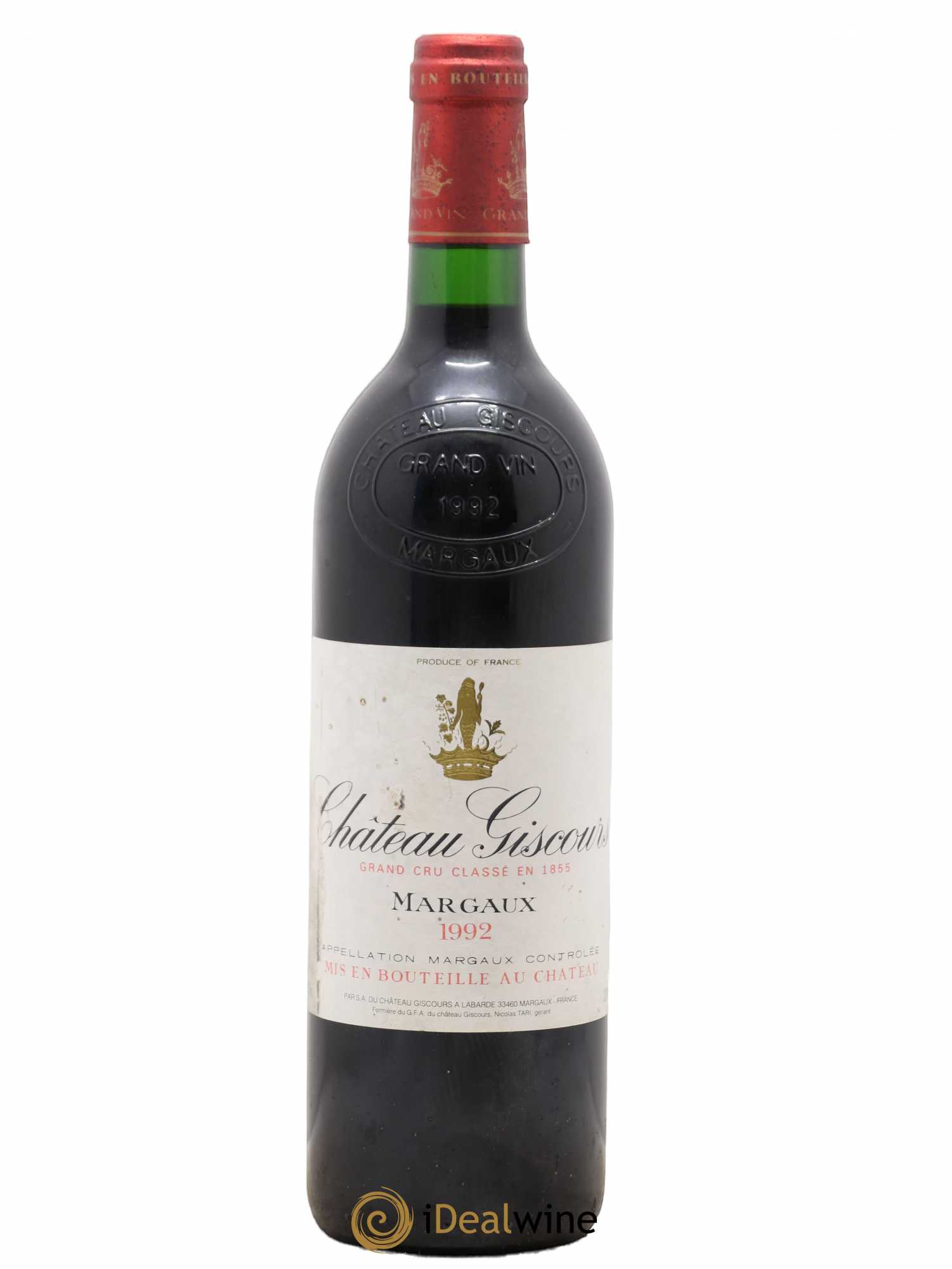 Château Giscours 3ème Grand Cru Classé 1992 - Lot de 1 bouteille - 0