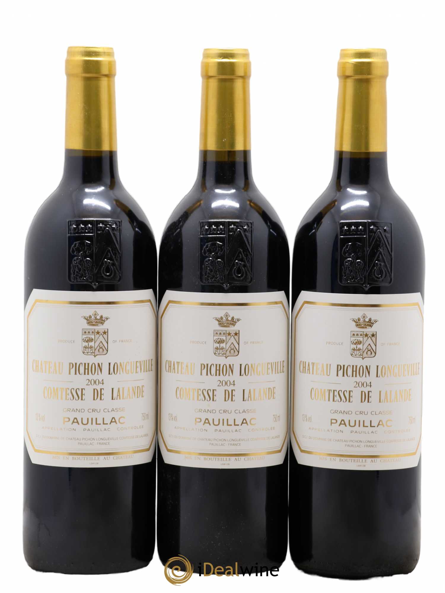 Château Pichon Longueville Comtesse de Lalande 2ème Grand Cru Classé 2004 - Lot de 6 bouteilles - 1