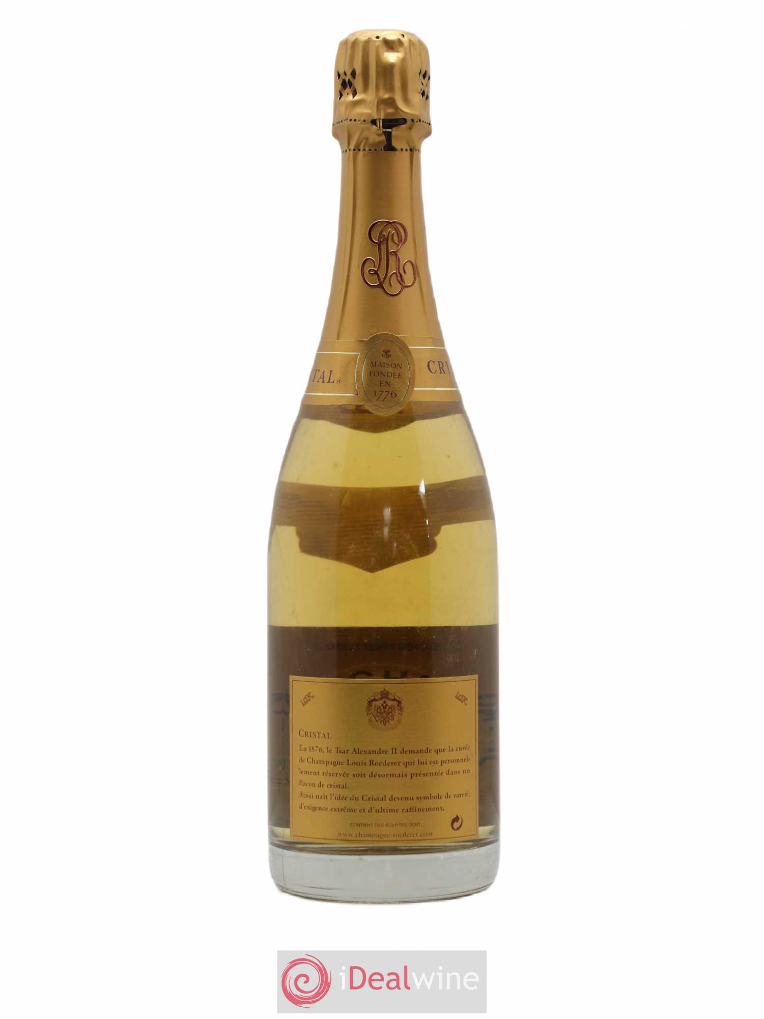 Cristal Louis Roederer 2000 - Lot de 1 bouteille - 1