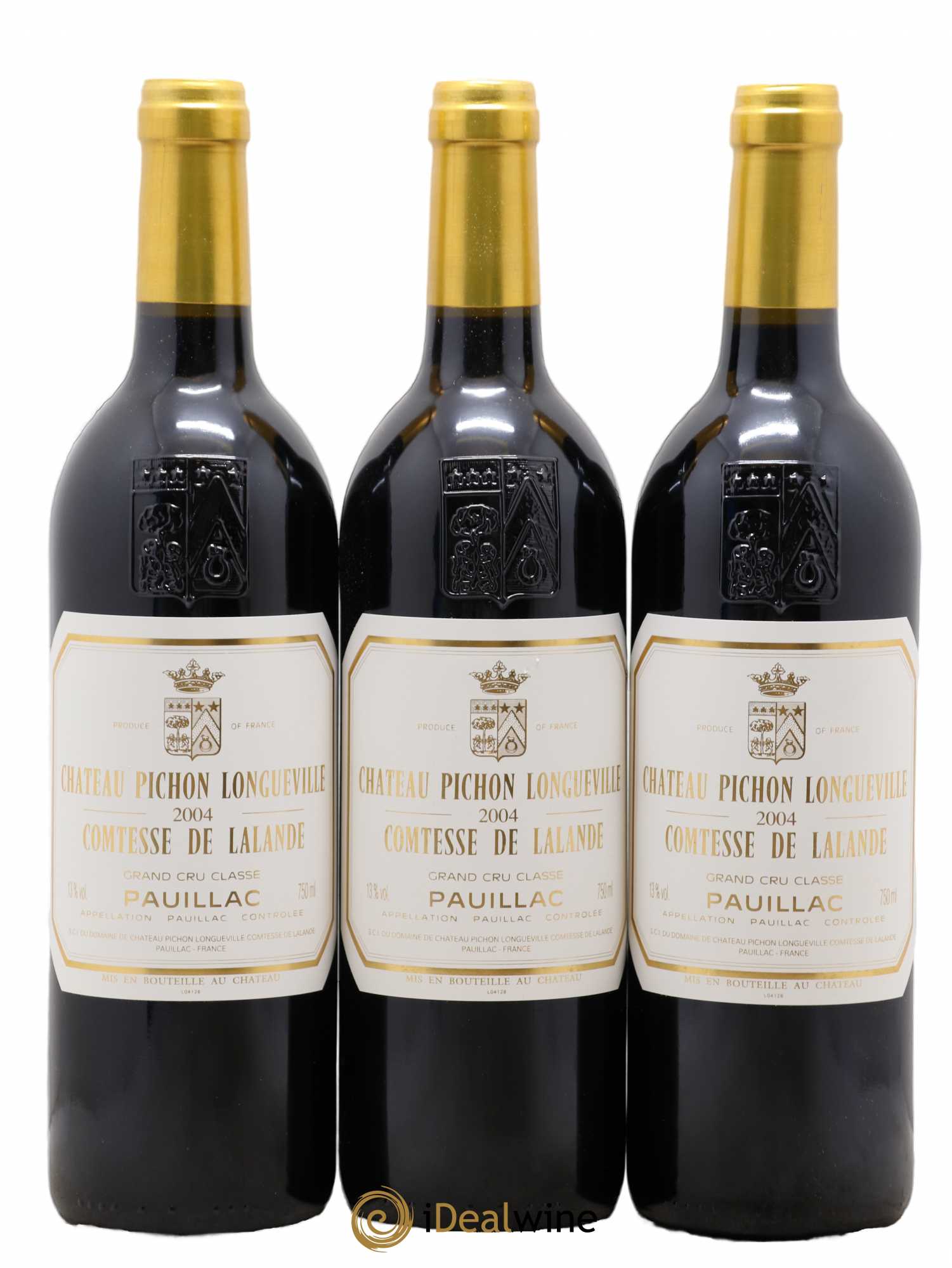 Château Pichon Longueville Comtesse de Lalande 2ème Grand Cru Classé 2004 - Lot de 6 bouteilles - 1