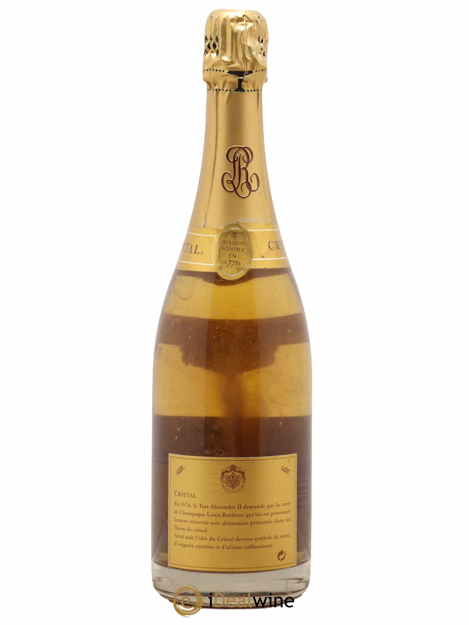 Cristal Louis Roederer 1995 - Lot de 1 bouteille - 2