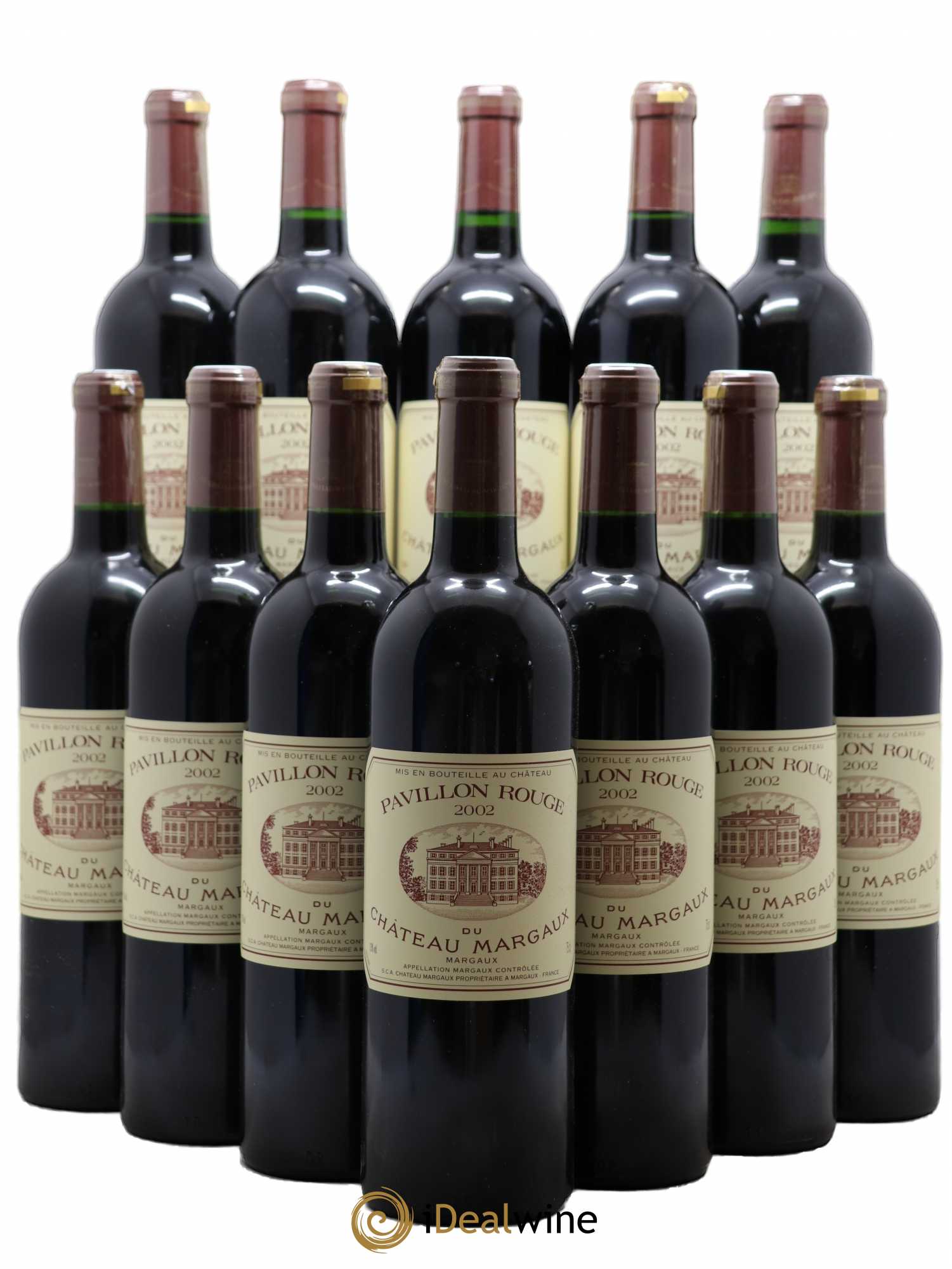 Pavillon Rouge du Château Margaux Second Vin 2002 - Lot de 12 bouteilles - 0