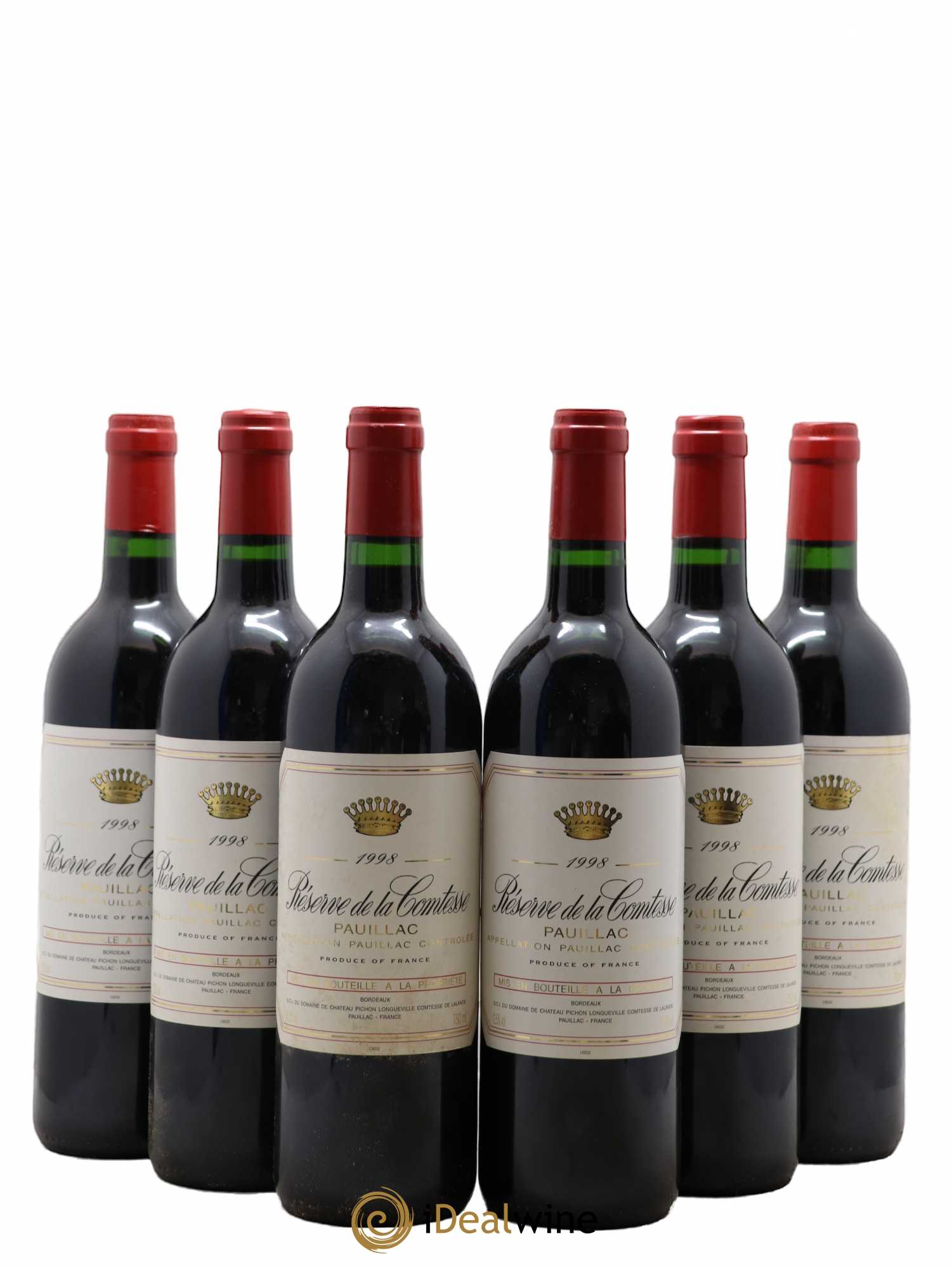 Réserve de la Comtesse Second Vin 1998 - Lot de 6 bouteilles - 0