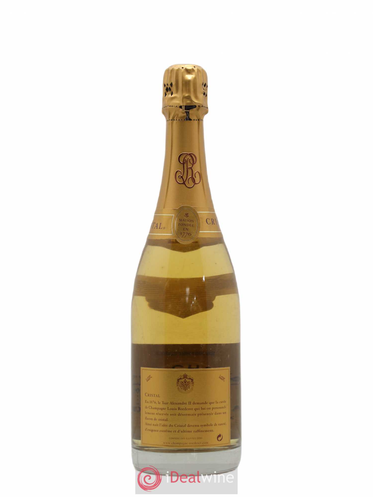 Cristal Louis Roederer 2000 - Lot de 1 bouteille - 1