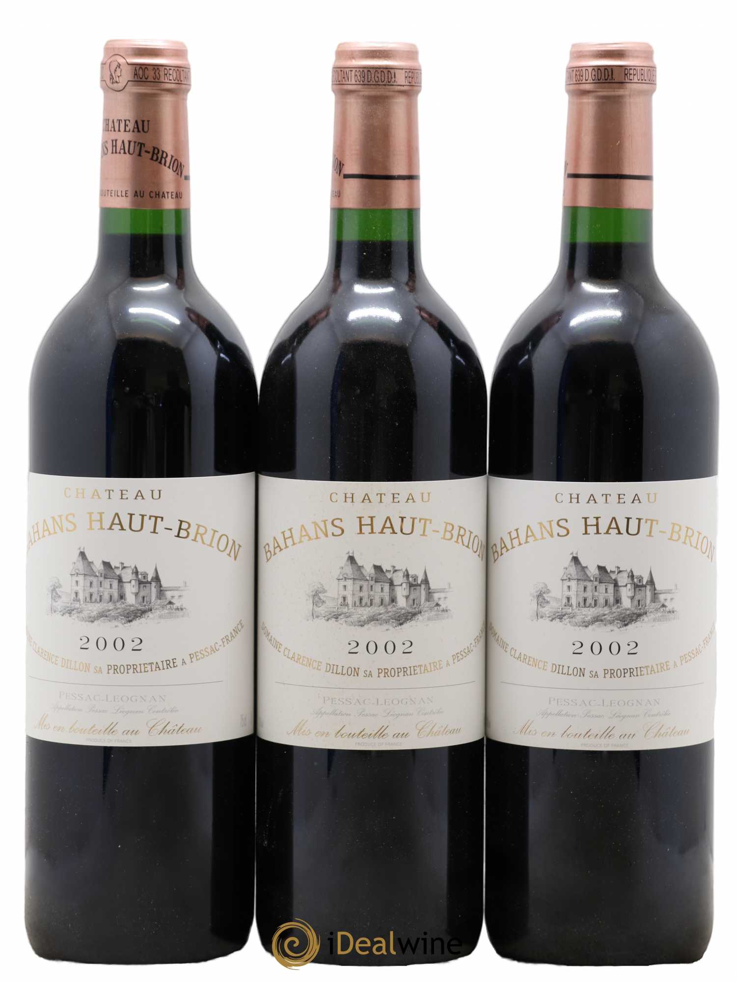 Clarence (Bahans) de Haut-Brion Second Vin 2002 - Lot de 6 bouteilles - 1