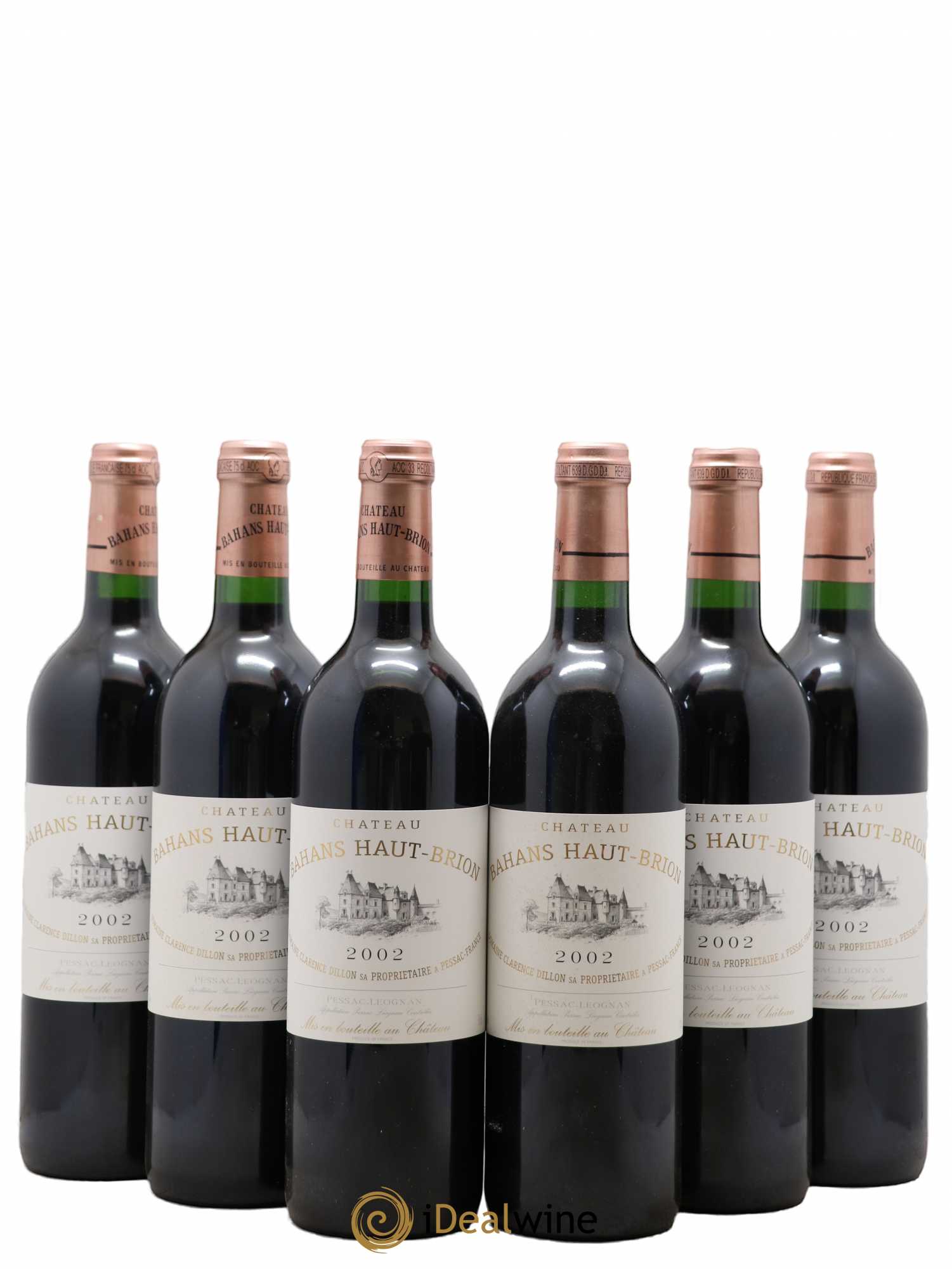 Clarence (Bahans) de Haut-Brion Second Vin 2002 - Lot de 6 bouteilles - 0