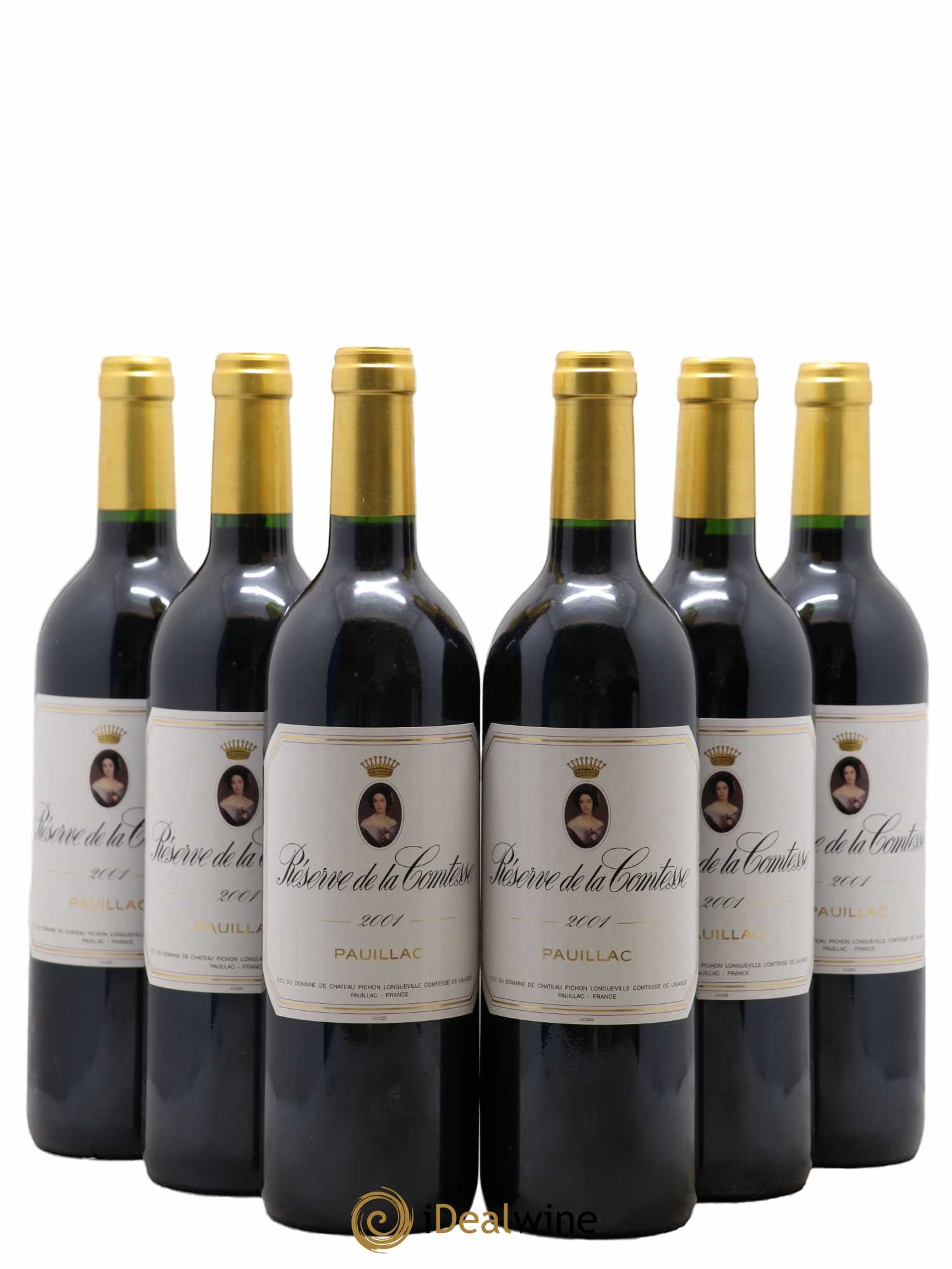 Réserve de la Comtesse Second Vin 2001 - Lot de 6 bouteilles - 0
