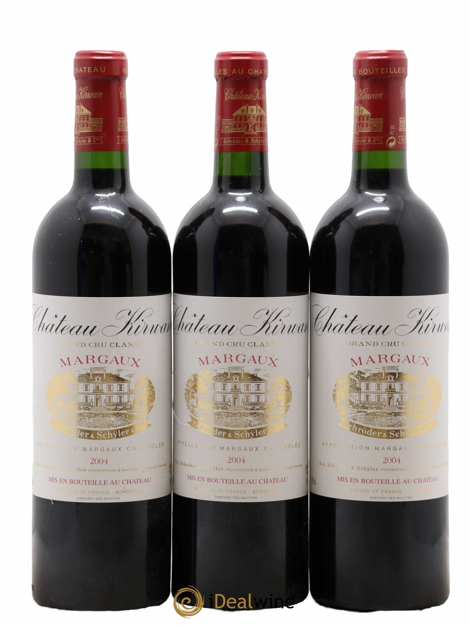 Château Kirwan 3ème Grand Cru Classé 2004 - Lot de 6 bouteilles - 1