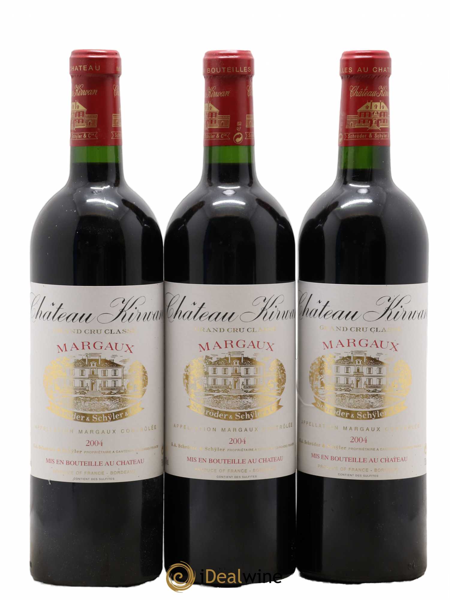 Château Kirwan 3ème Grand Cru Classé 2004 - Lot de 6 bouteilles - 2