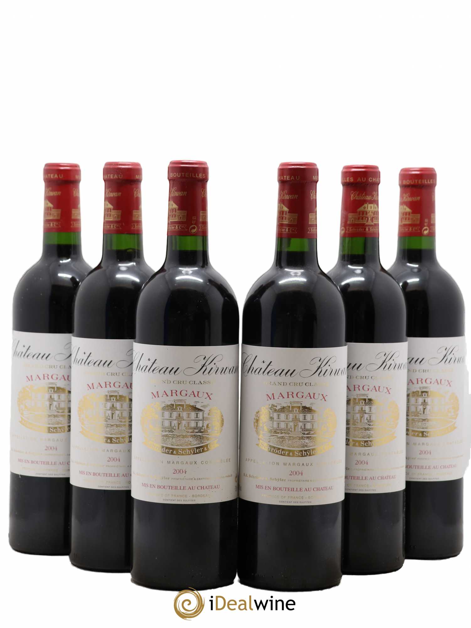 Château Kirwan 3ème Grand Cru Classé 2004 - Lot de 6 bouteilles - 0