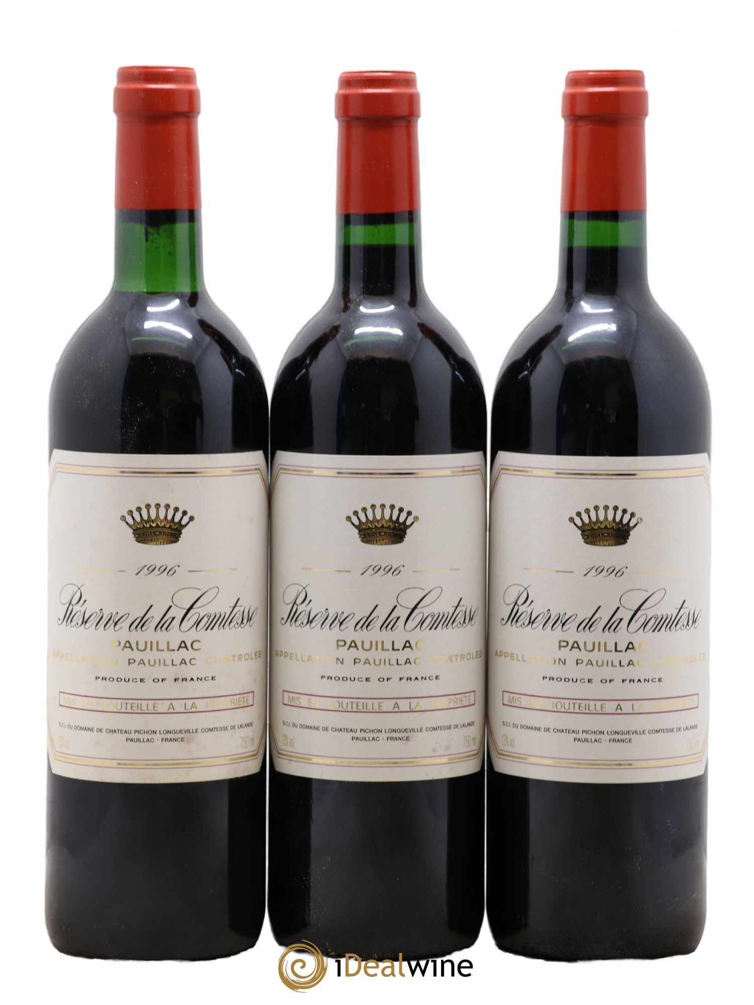 Réserve de la Comtesse Second Vin 1996 - Lot de 12 bouteilles - 1