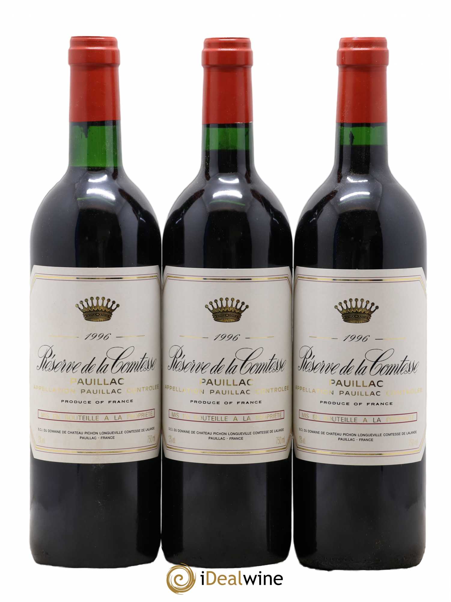 Réserve de la Comtesse Second Vin 1996 - Lot de 12 bouteilles - 3