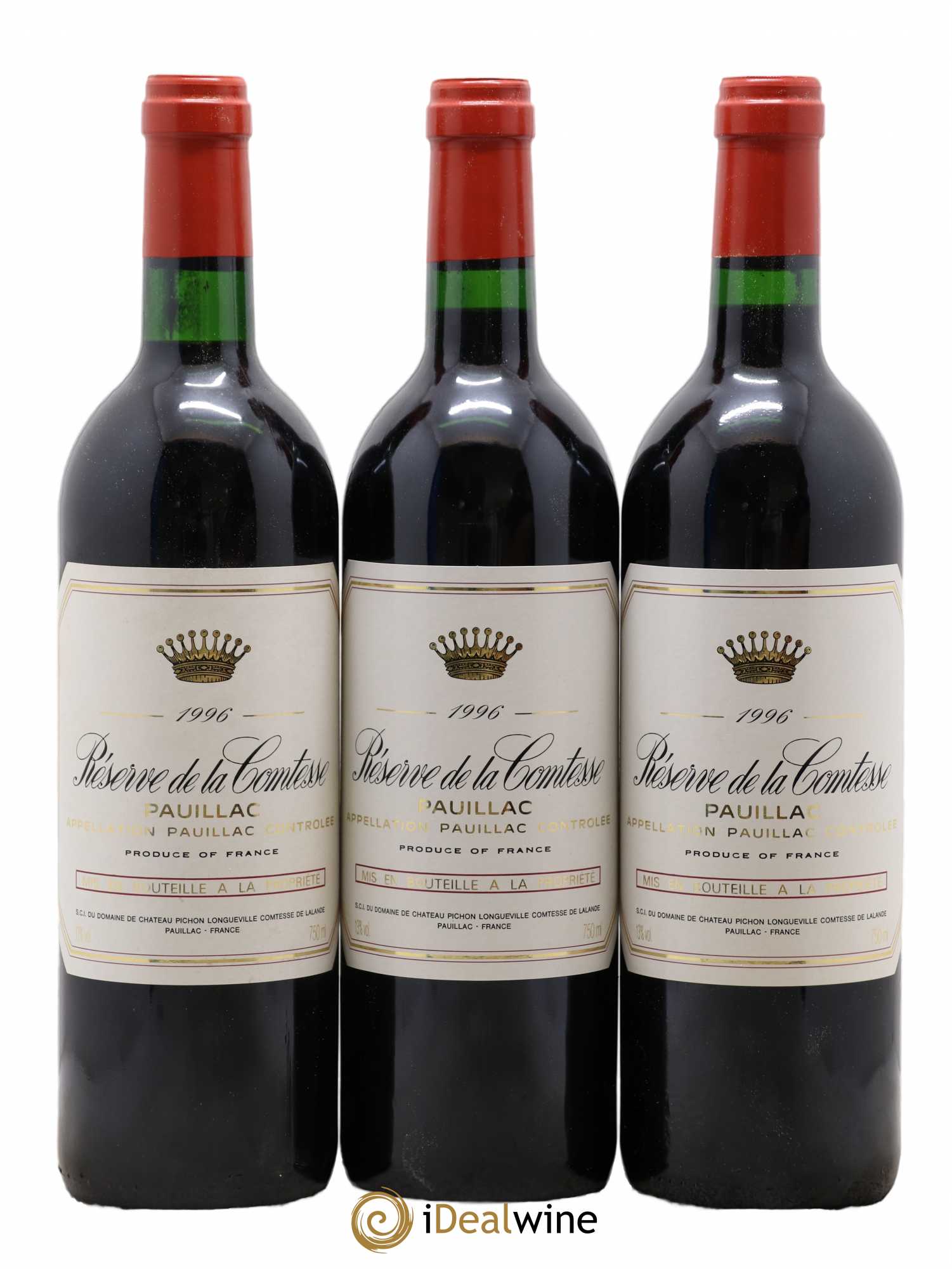 Réserve de la Comtesse Second Vin 1996 - Lot de 12 bouteilles - 4