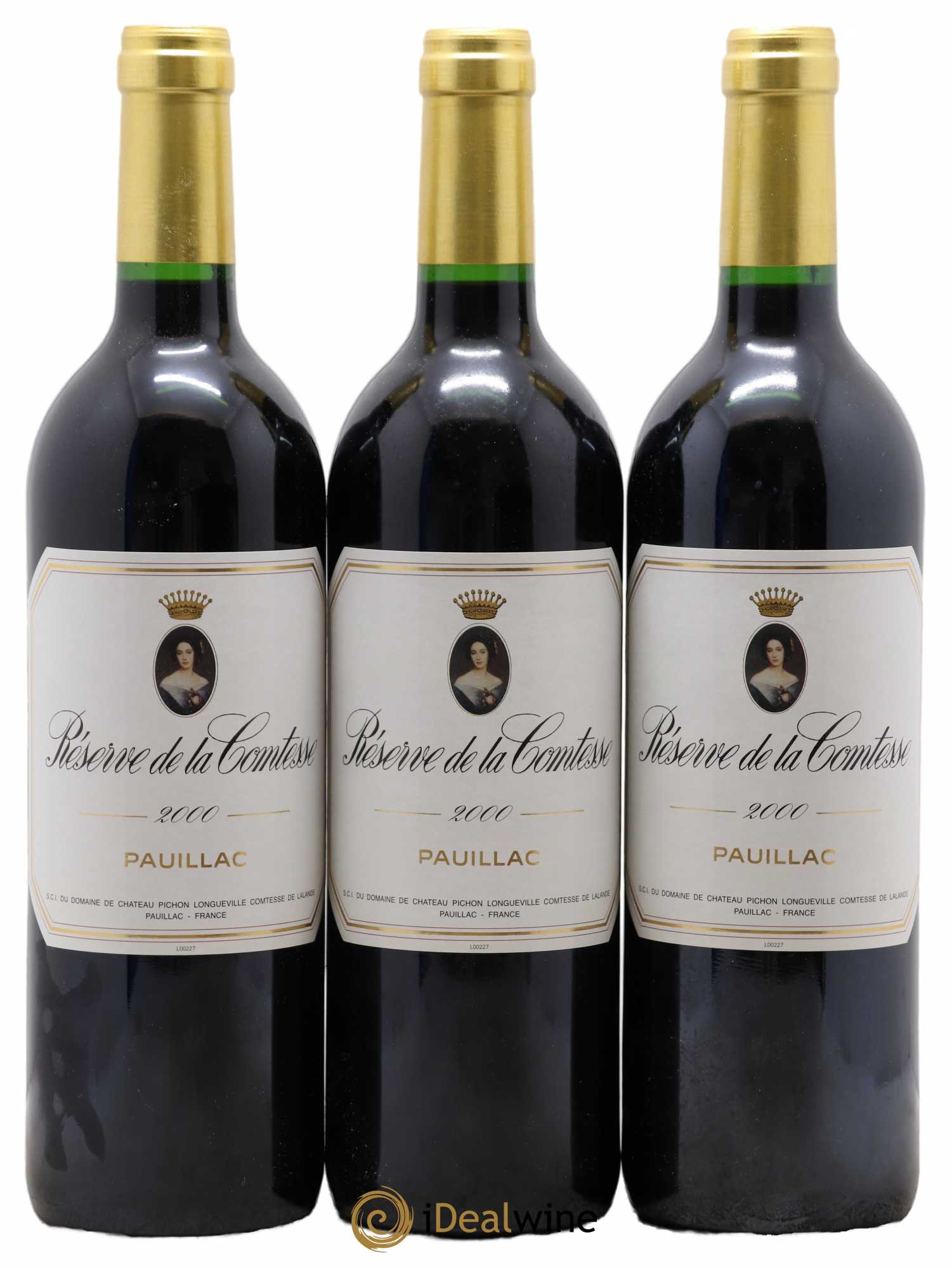 Réserve de la Comtesse Second Vin 2000 - Lot de 12 bouteilles - 1
