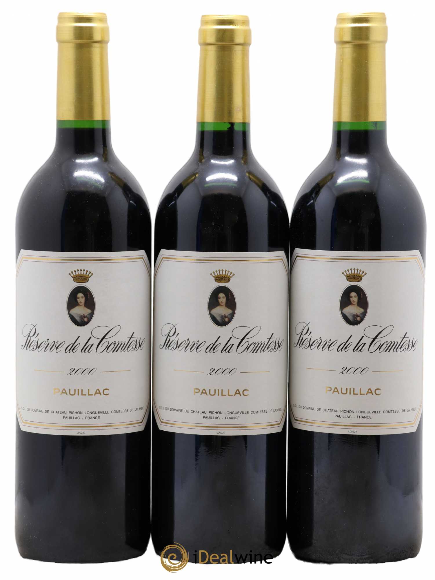 Réserve de la Comtesse Second Vin 2000 - Lot de 12 bouteilles - 2