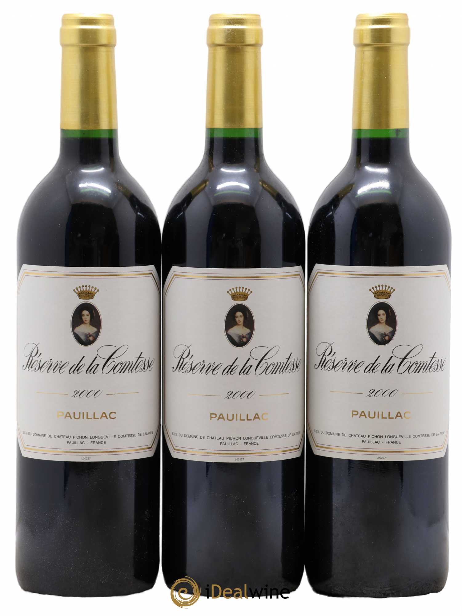 Réserve de la Comtesse Second Vin 2000 - Lot de 12 bouteilles - 3