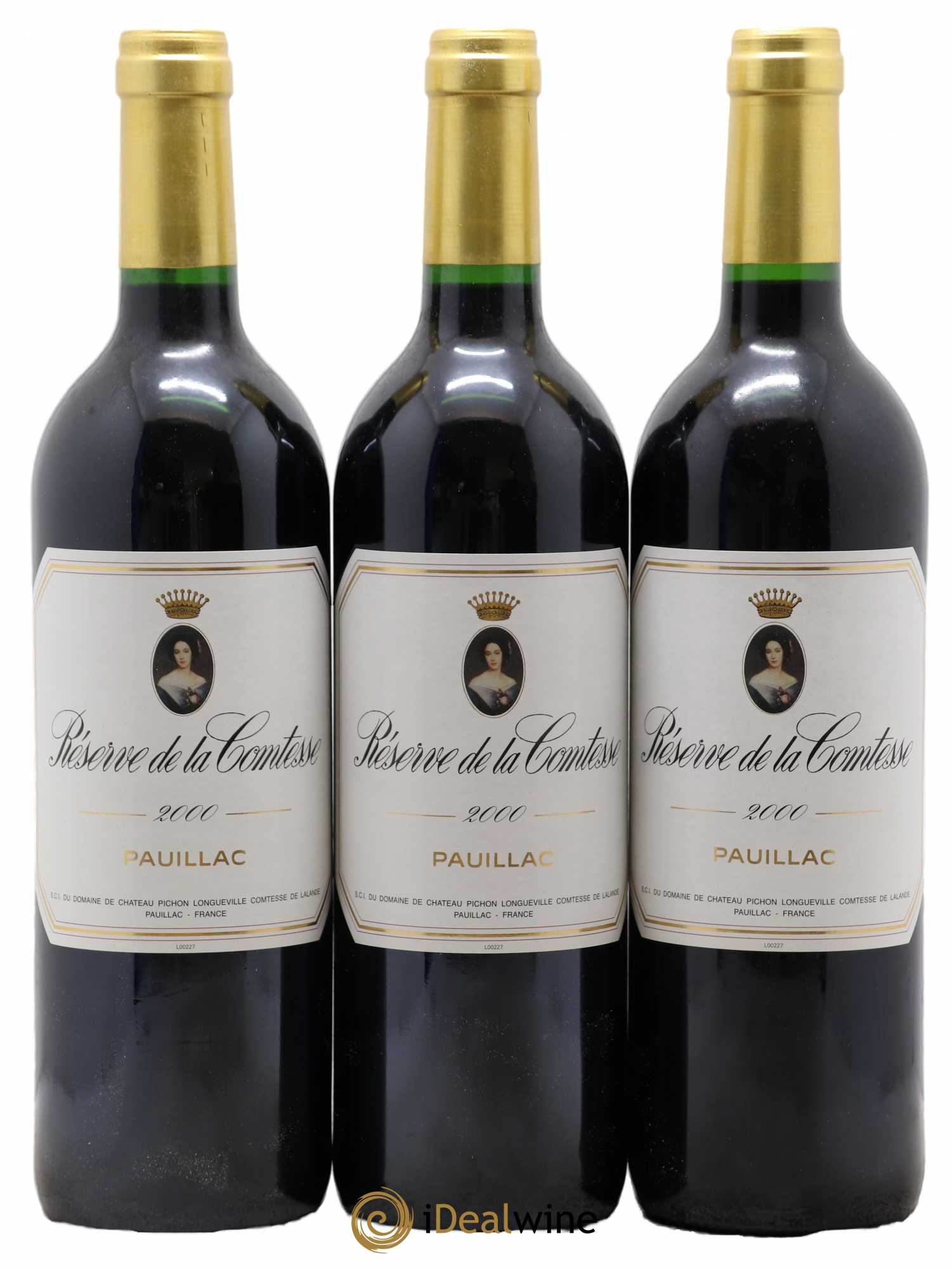 Réserve de la Comtesse Second Vin 2000 - Lot de 12 bouteilles - 4