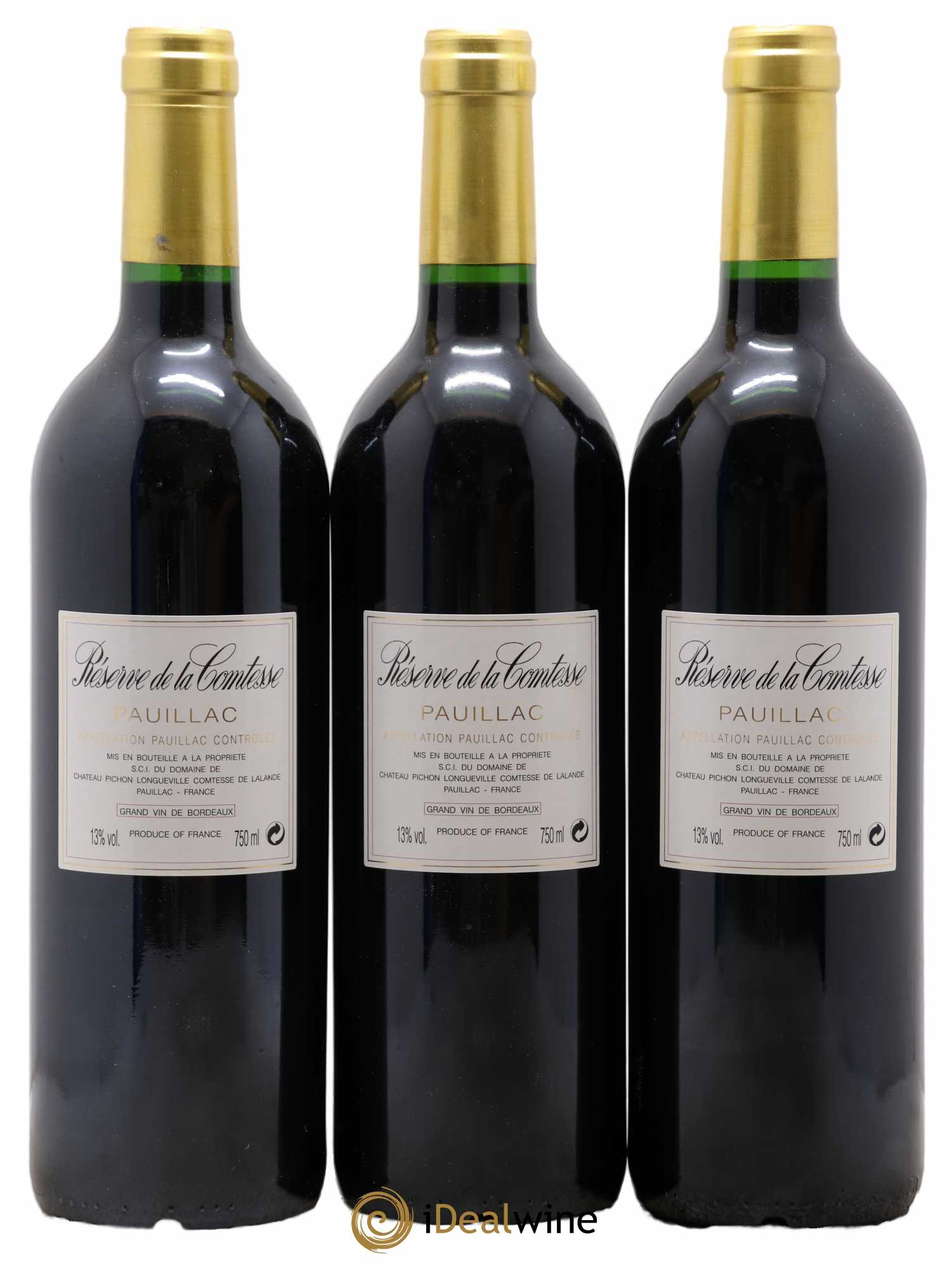 Réserve de la Comtesse Second Vin 2000 - Lot de 12 bouteilles - 6