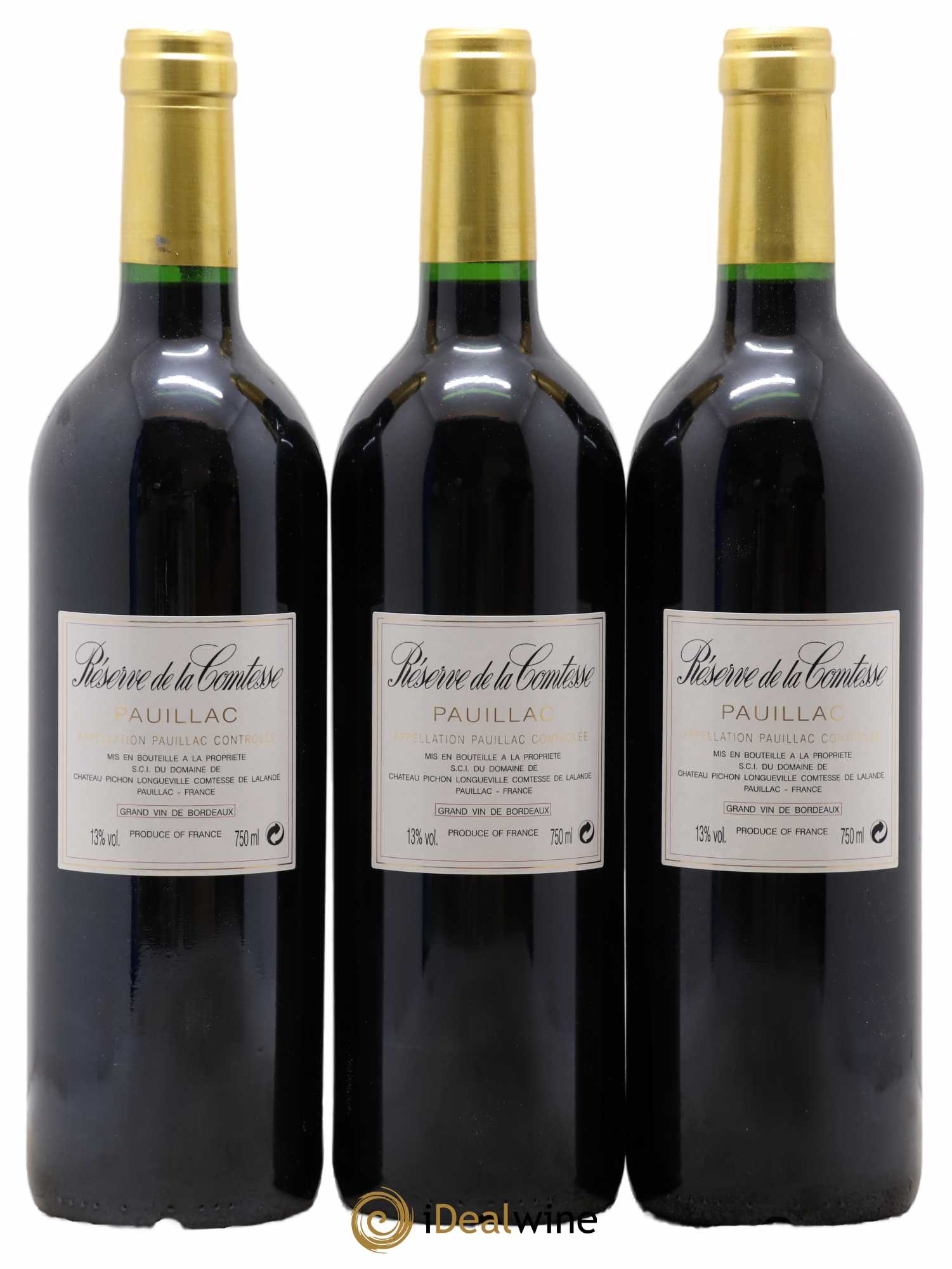 Réserve de la Comtesse Second Vin 2000 - Lot de 12 bouteilles - 8