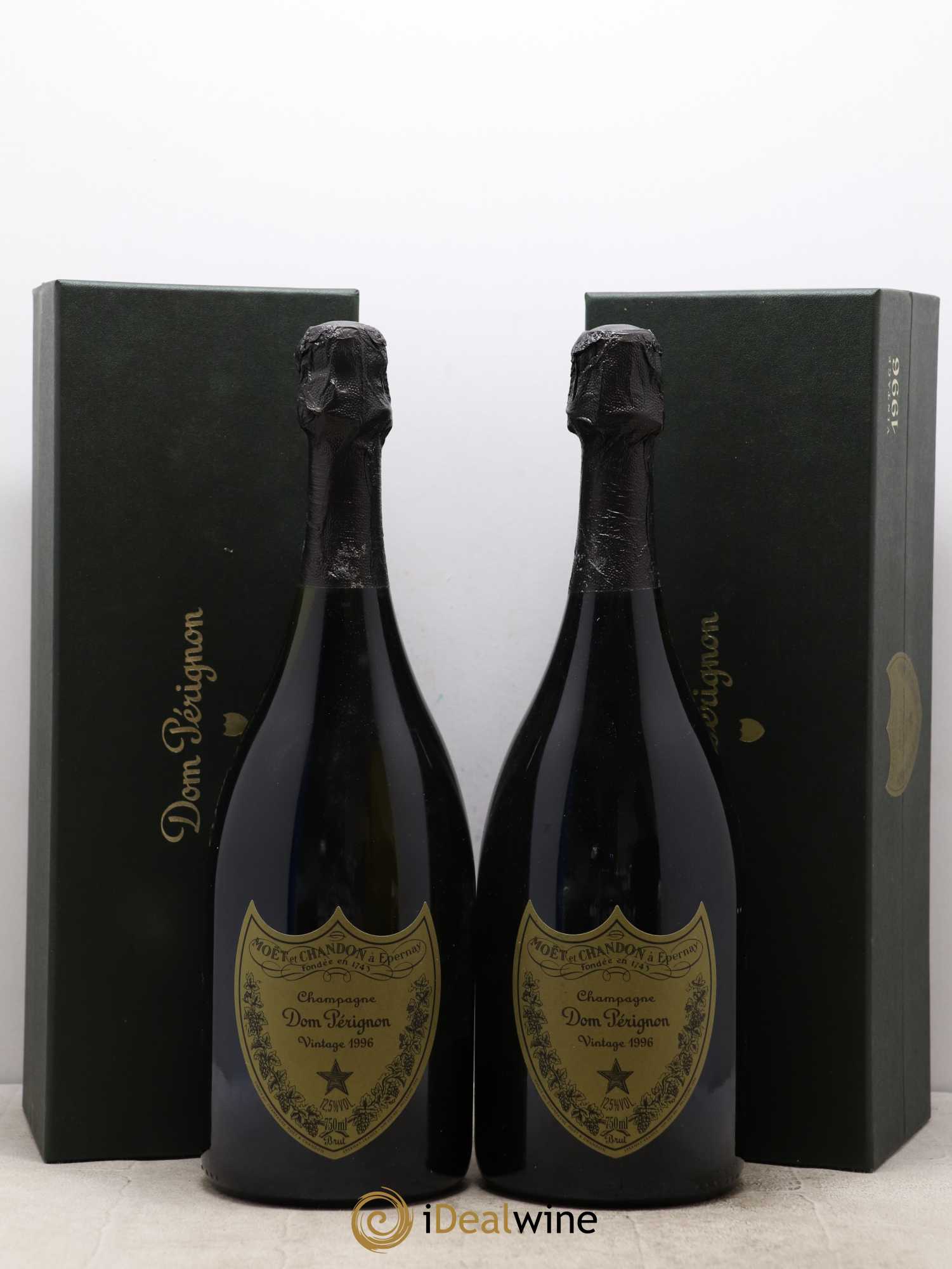 Brut Dom Pérignon 1996 - Lot de 2 bouteilles - 0