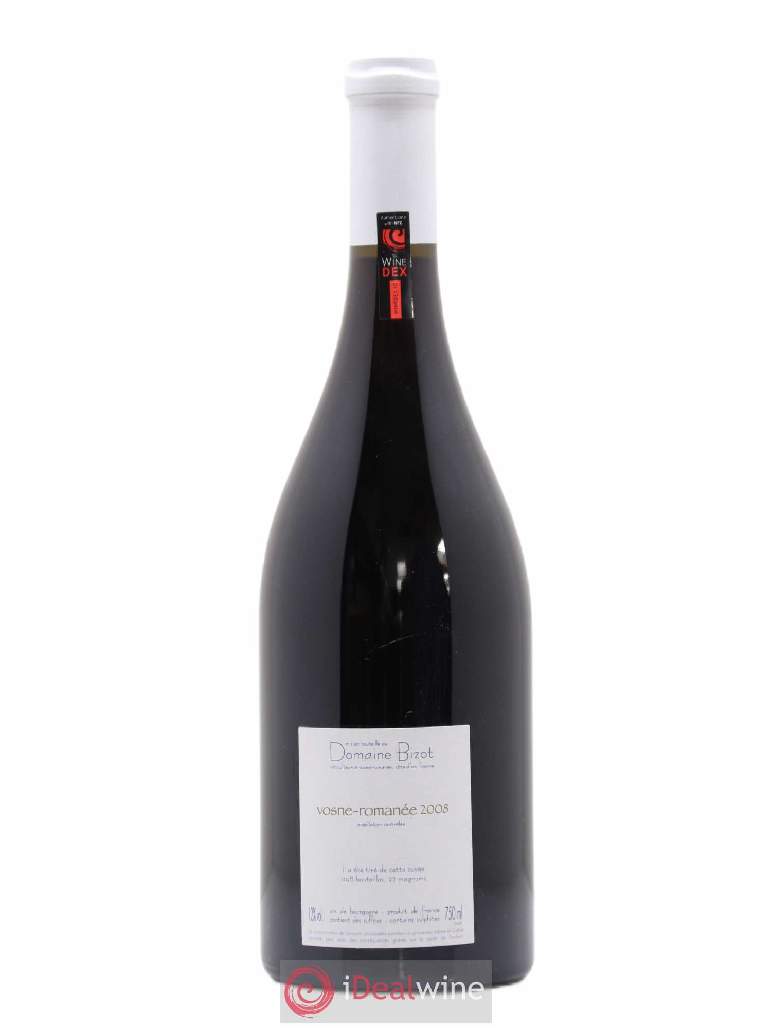 Vosne-Romanée Bizot (Domaine) 2008 - Lot de 1 bouteille - 1