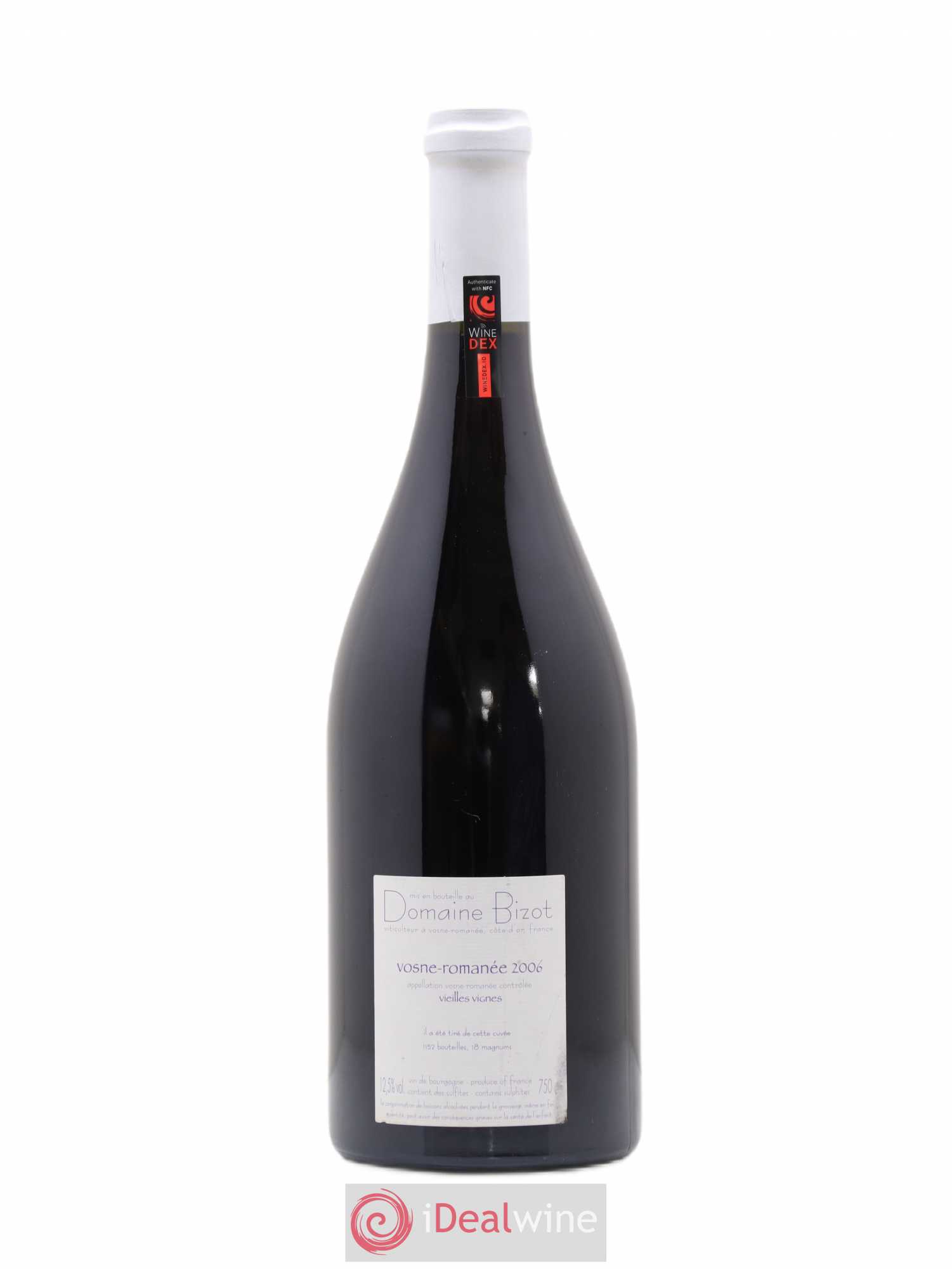 Vosne-Romanée Vieilles Vignes Bizot (Domaine) 2006 - Lot de 1 bouteille - 1