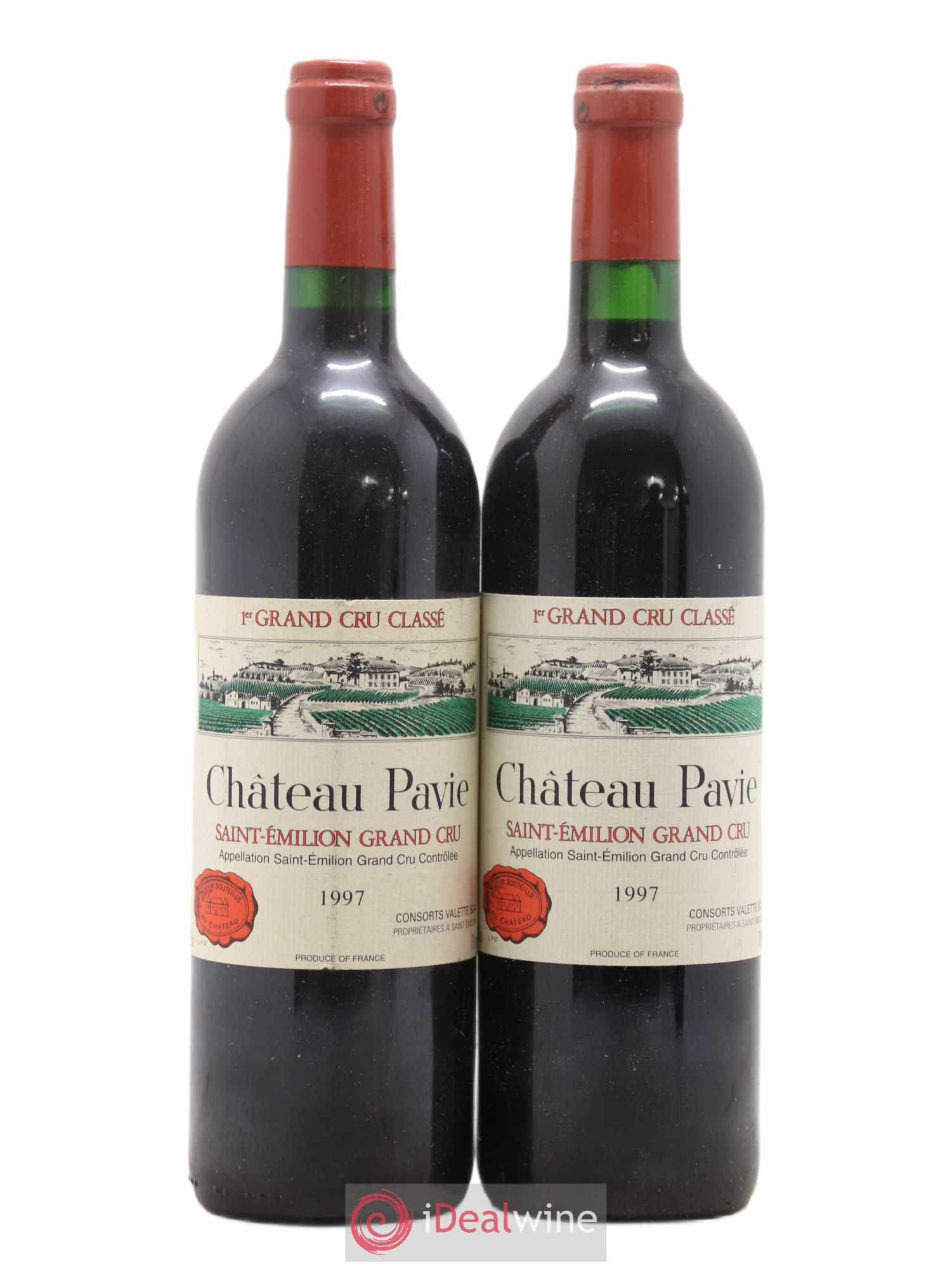 Château Pavie 1er Grand Cru Classé A 1997 - Lot de 2 bouteilles - 0