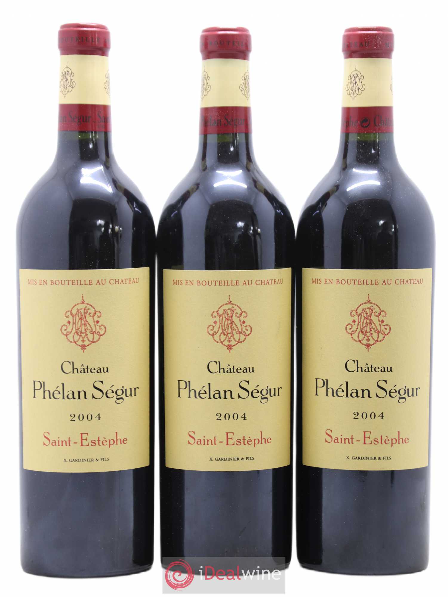 Château Phélan Ségur 2004 - Lot de 12 bouteilles - 1