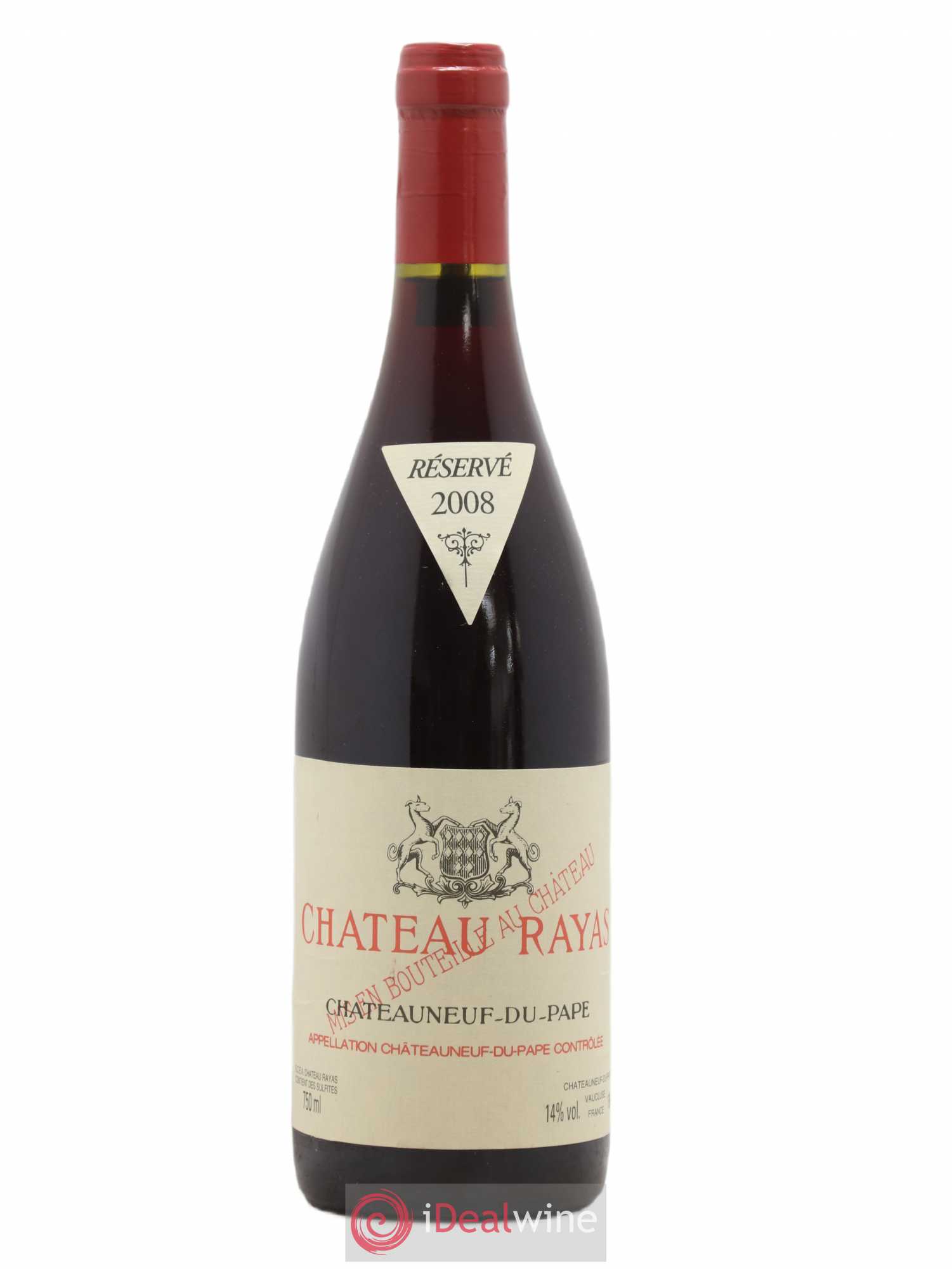 Châteauneuf-du-Pape Château Rayas Emmanuel Reynaud 2008 - Lot de 1 bouteille - 0